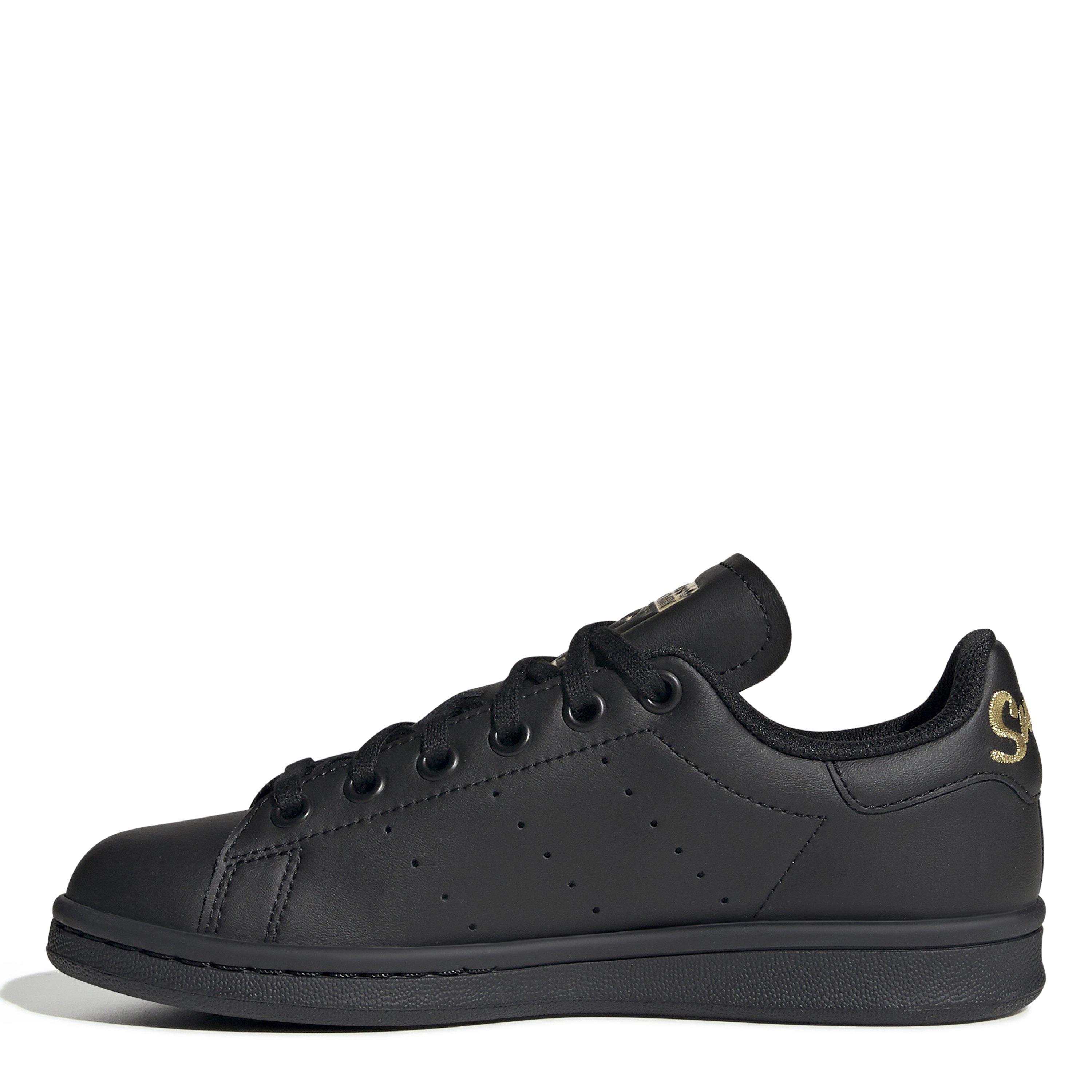 Blk/Gld - adidas Originals - Stan Smith Low Top Shoes - 2