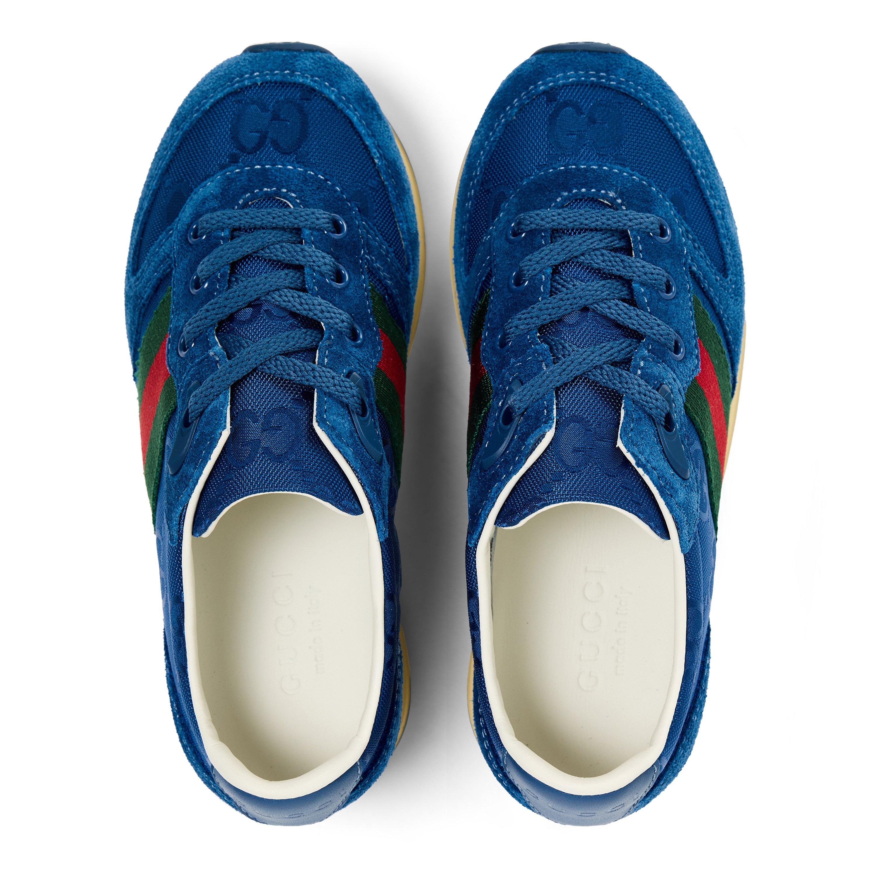 Blue 4241 - Gucci - Gucci Logo Trainers Jn61 - 3