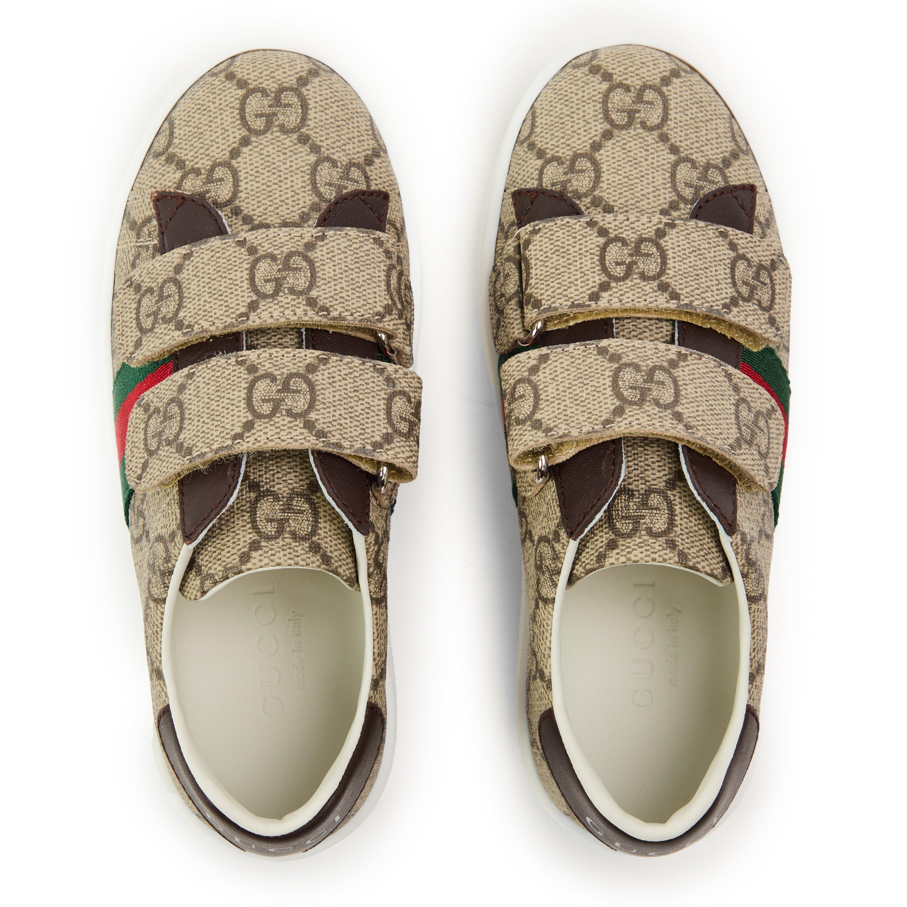 Beige/Brwn 9753 - Gucci - Gucci GG Lgo Trainer Jn00 - 4