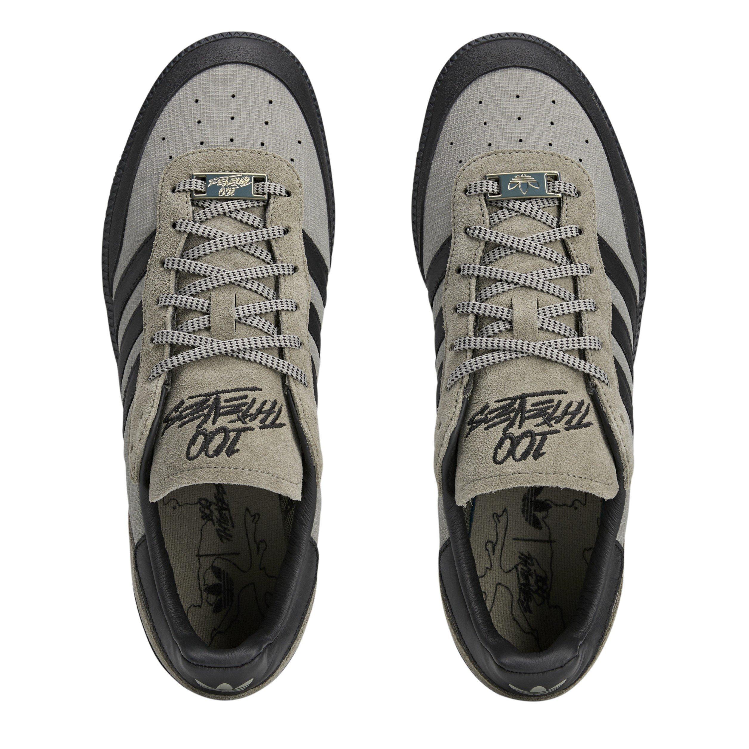 Silver Pebble - adidas Originals - Kids' 100T Palos Hills Low-Top Trainers - 5