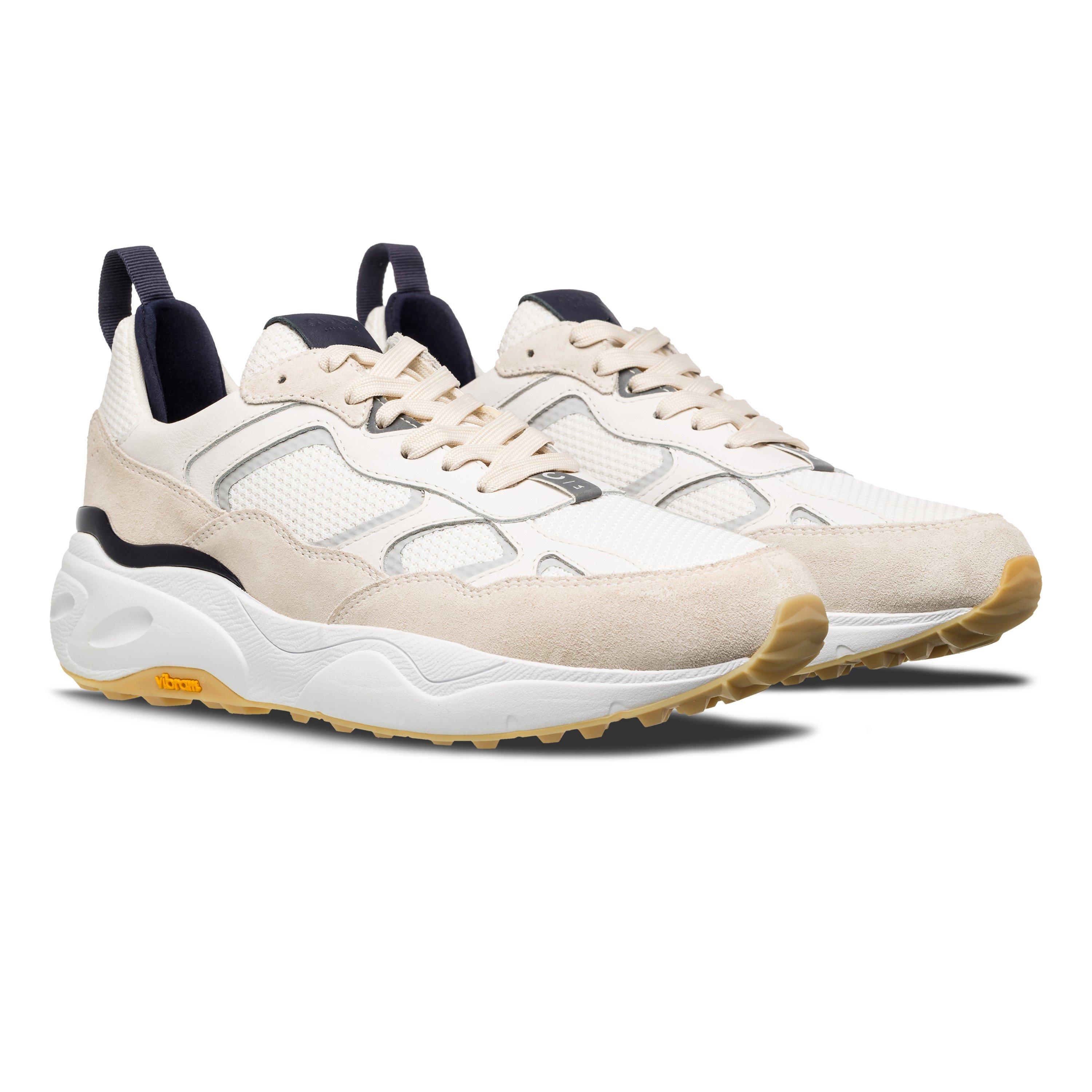 Wht/OffW/Nvy - Clae - Unisex Kids' Low-Top Trainers - 2
