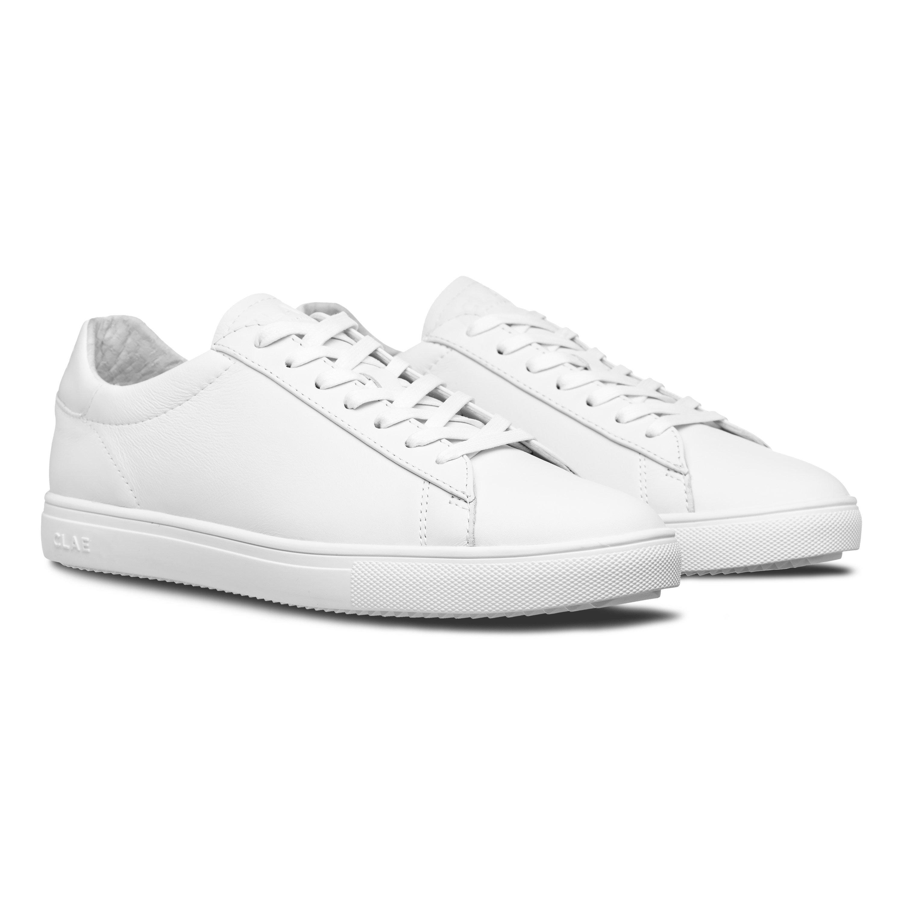 Triple Wht/Lth - Clae - Unisex Kids' Low-Top Trainers - 2