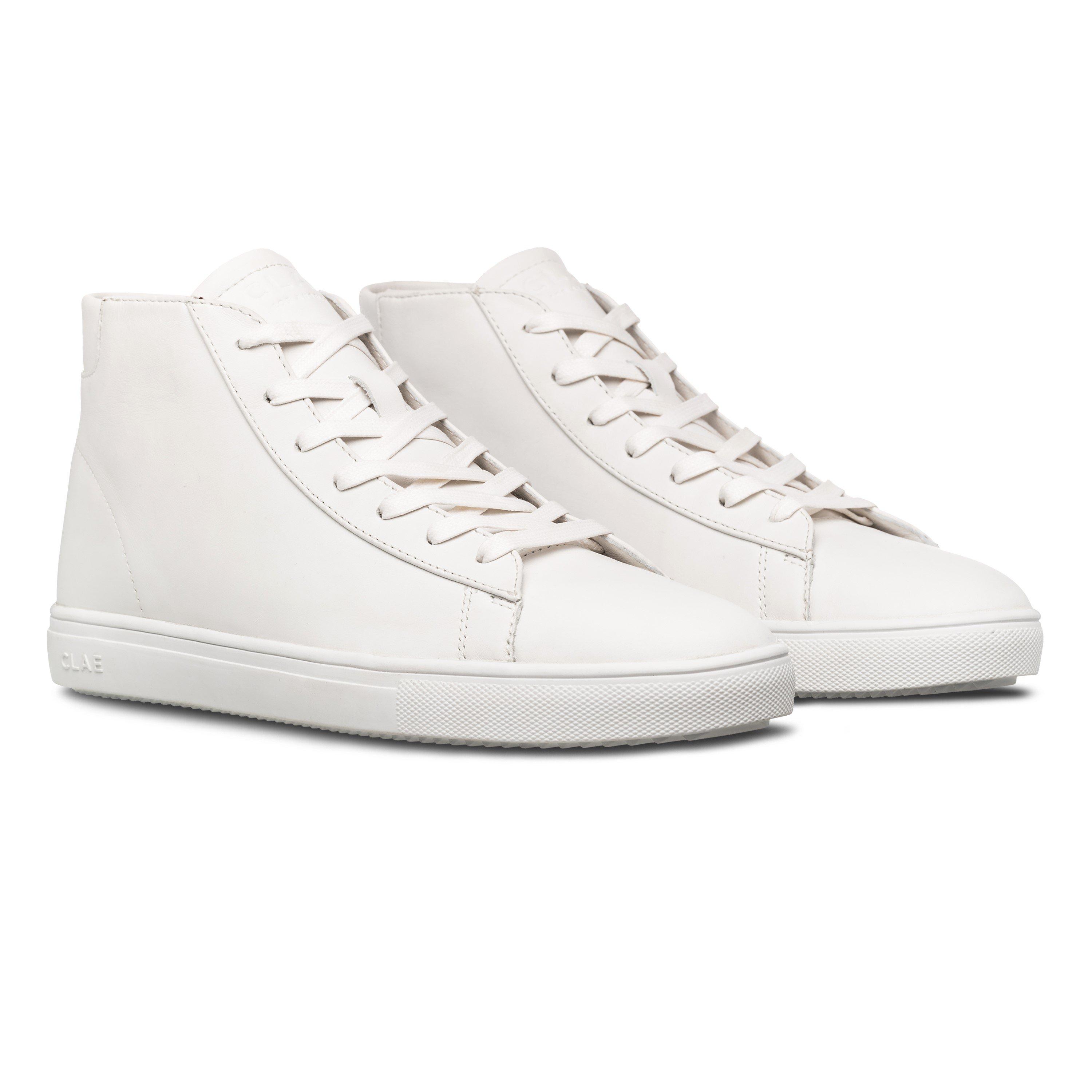 Triple Wht/Lth - Clae - Unisex Kids' Low-Top Trainers - 2