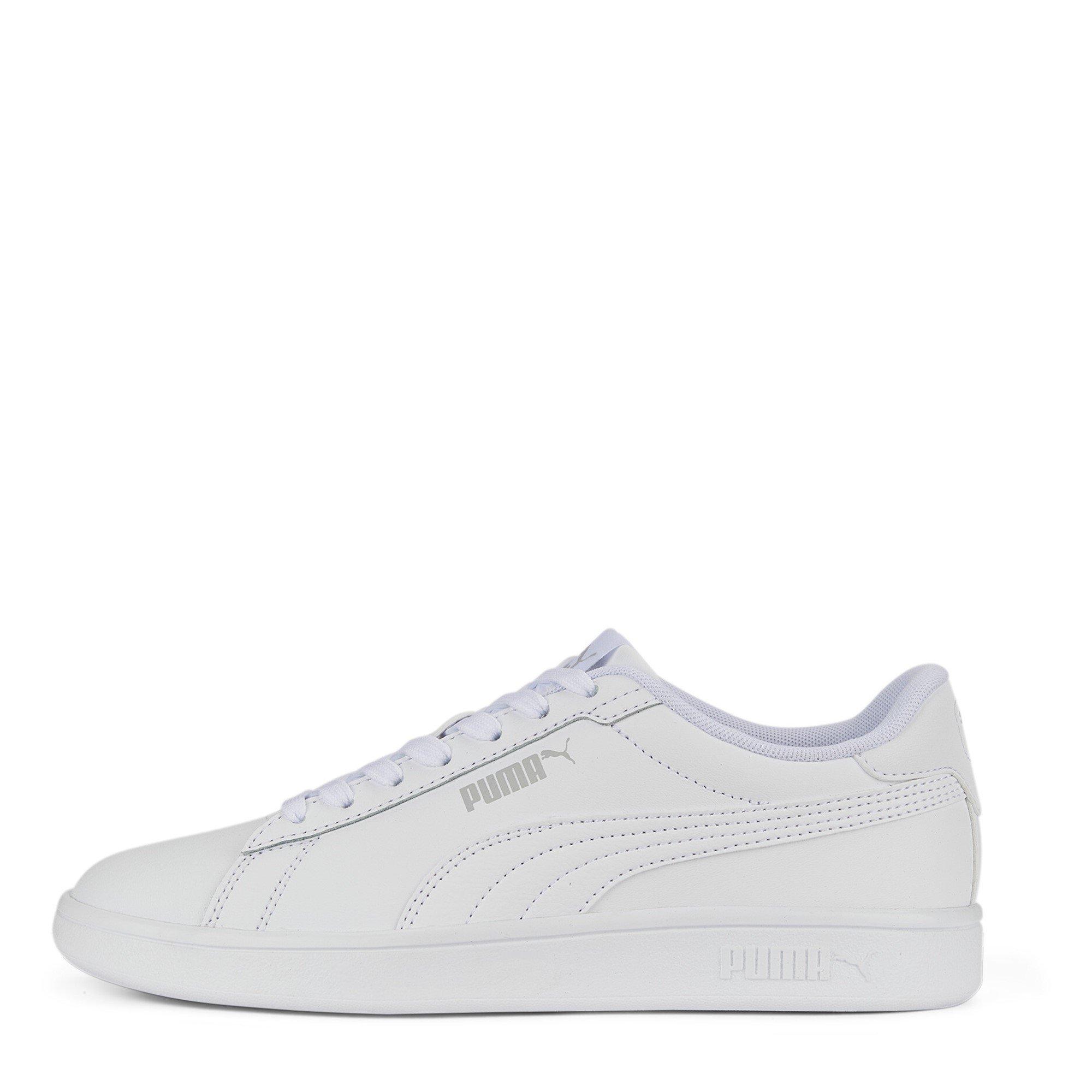 Weiß/Weiß - Puma - Smash Vulc Junior Boys Trainers - 2