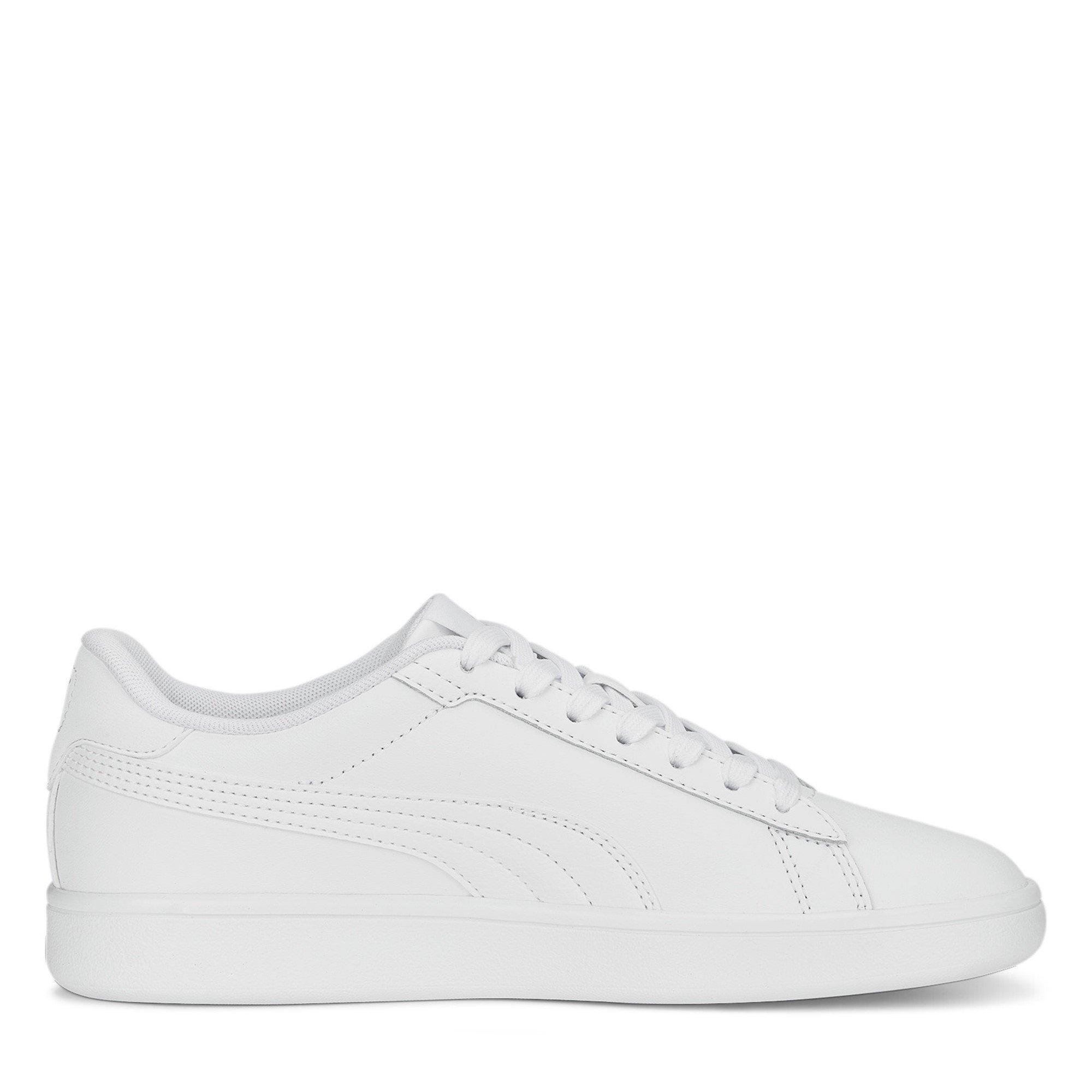 Weiß/Weiß - Puma - Smash Vulc Junior Boys Trainers - 4