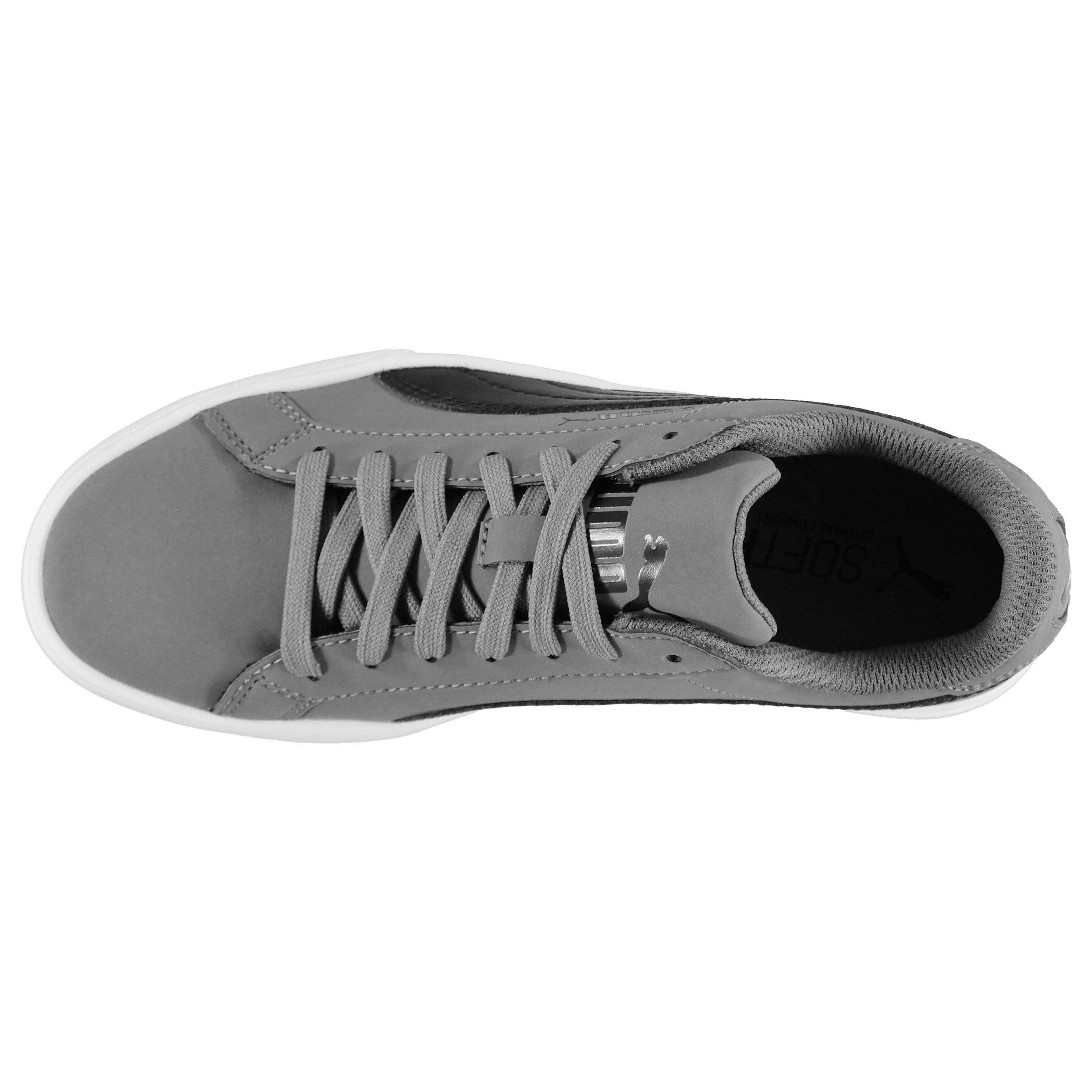 Grå - Puma - Smash Vulc Junior Boys Trainers - 3