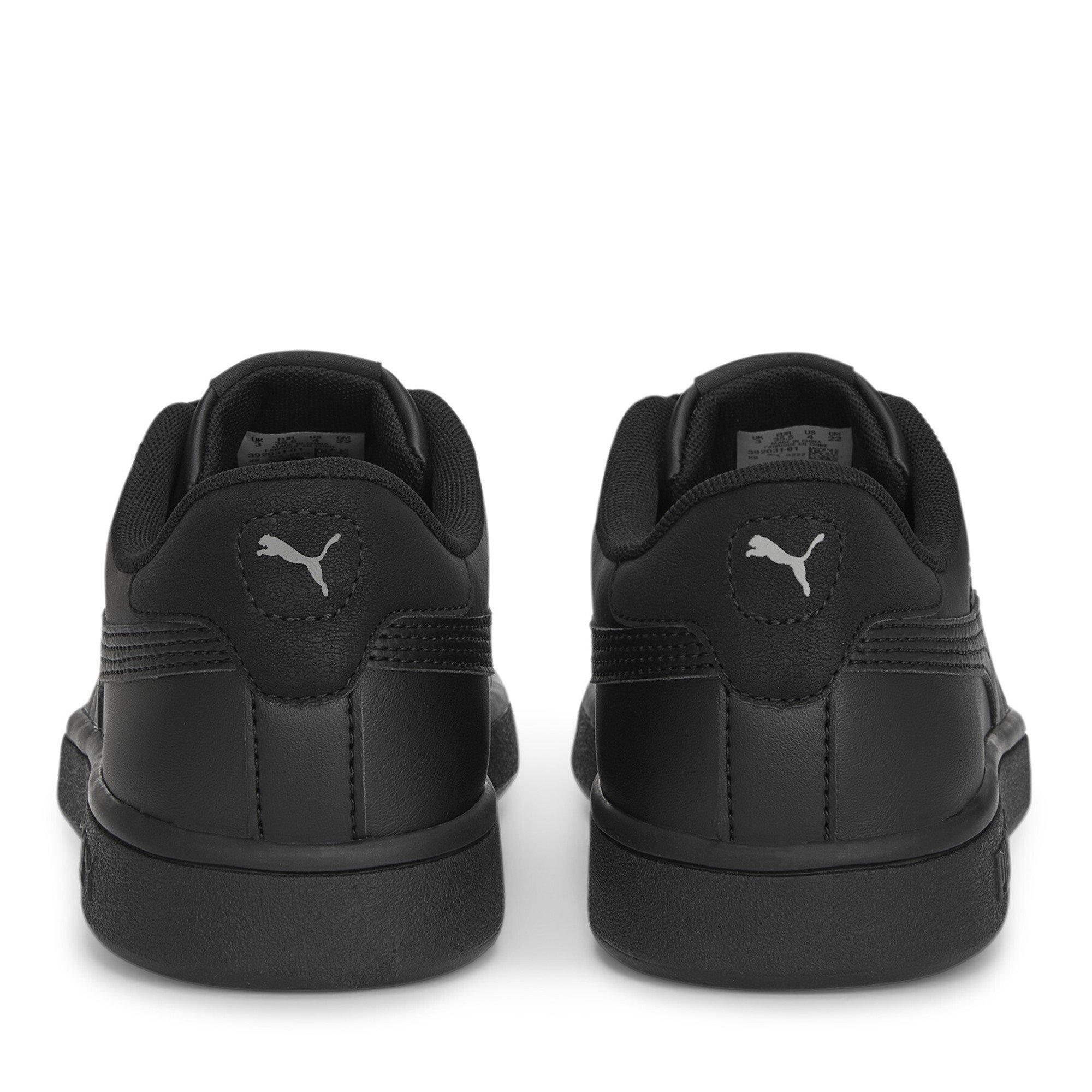 Nero/Nero - Puma - Smash Vulc Junior Boys Trainers - 5