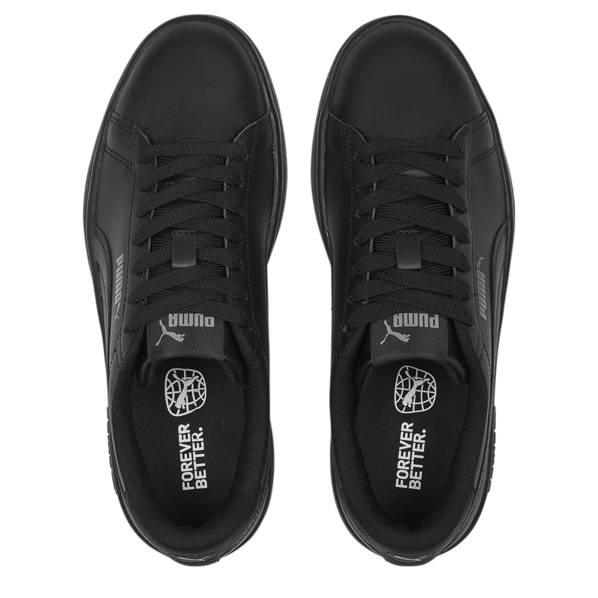 Nero/Nero - Puma - Smash Vulc Junior Boys Trainers - 6