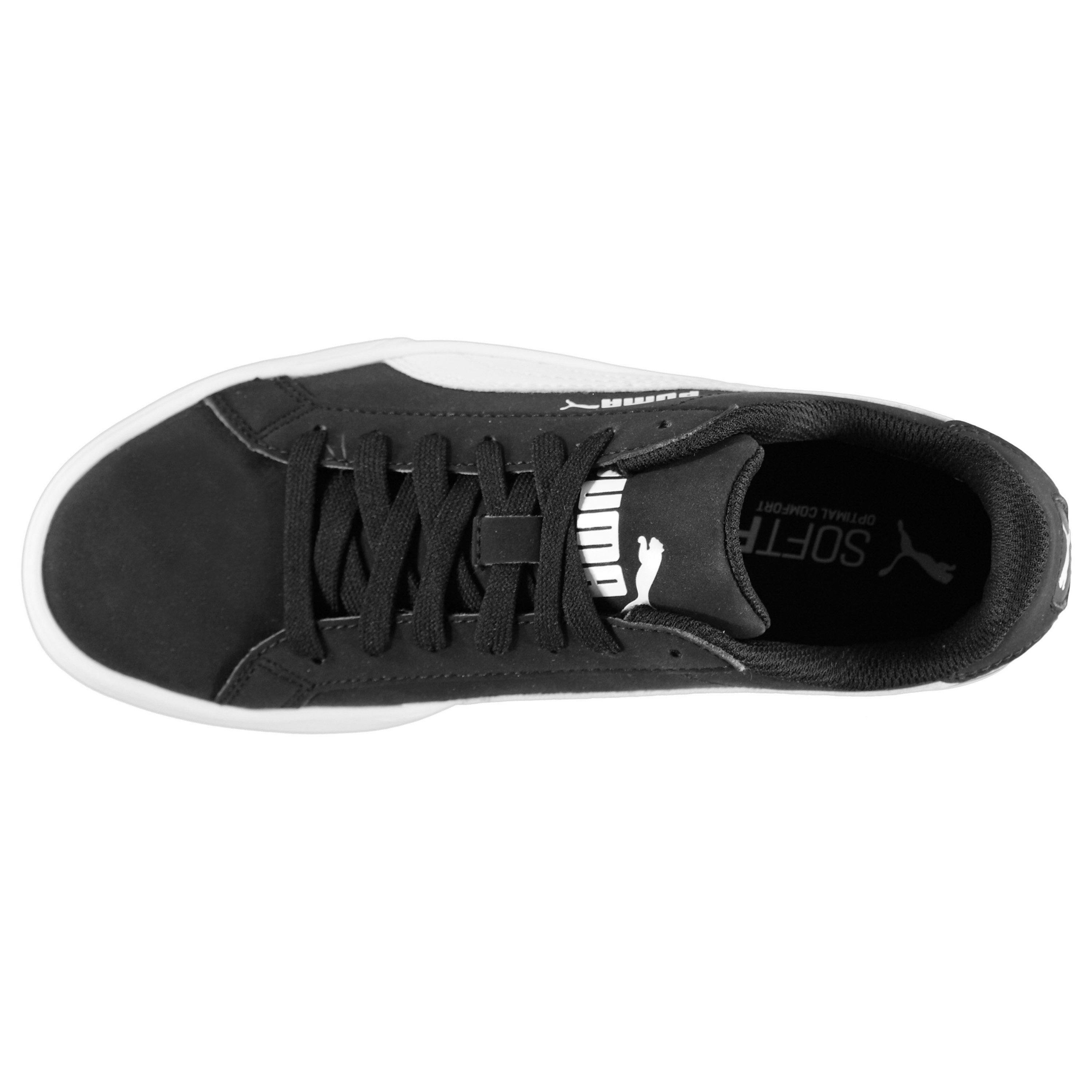 Zwart/Wit - Puma - Smash Vulc Junior Boys Trainers - 3