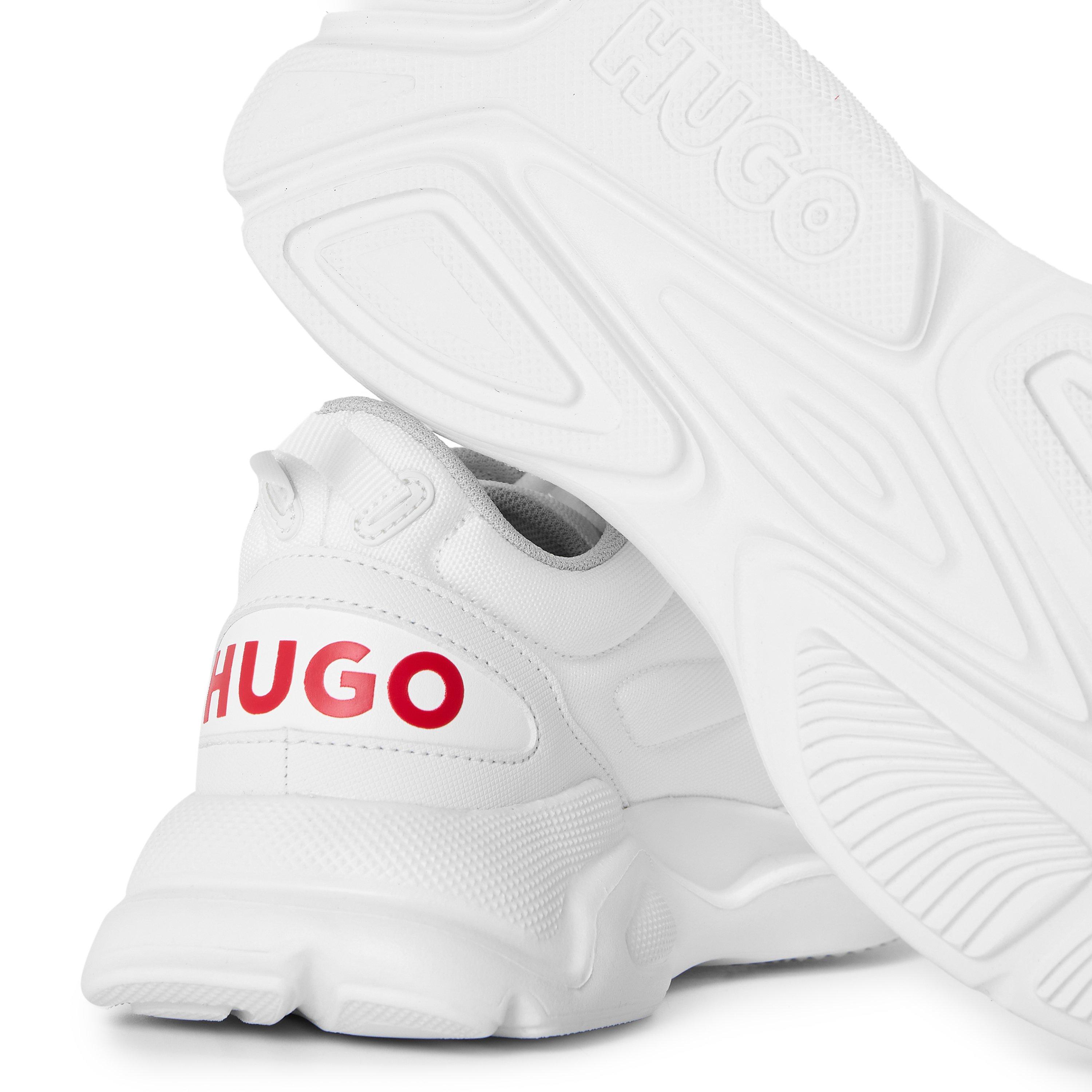 Open White - Hugo - Kids' Leon Runners Low-Top Trainers - 3