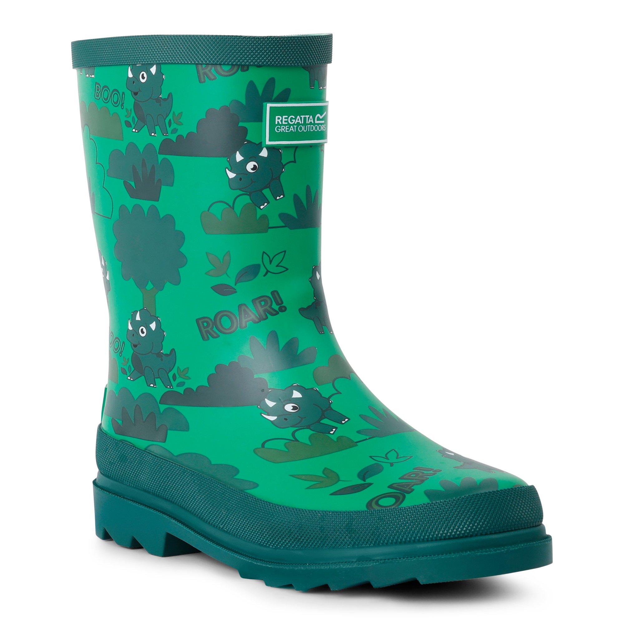 Regatta  Kids Kids' Mudplayjnrii Wellies - Stmpdnpr(Gr) - EU36/UK3