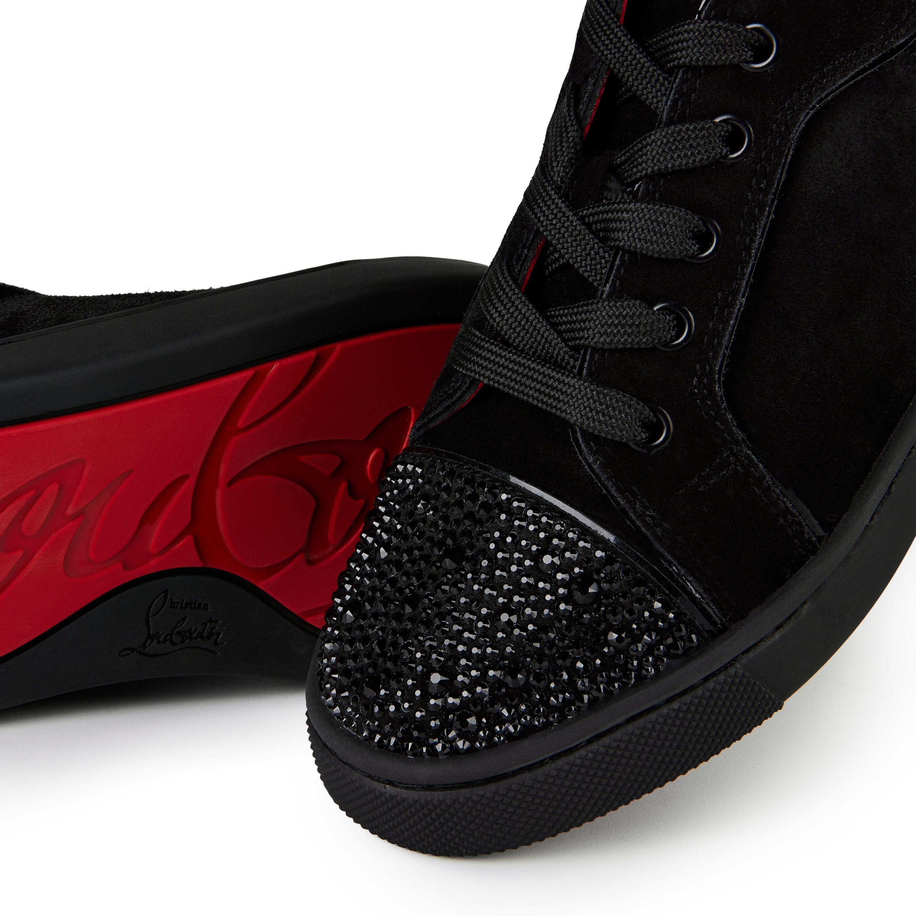 Jet Black B125 - Christian Louboutin - Louis  Funnyto Sneakers Juniors - 5