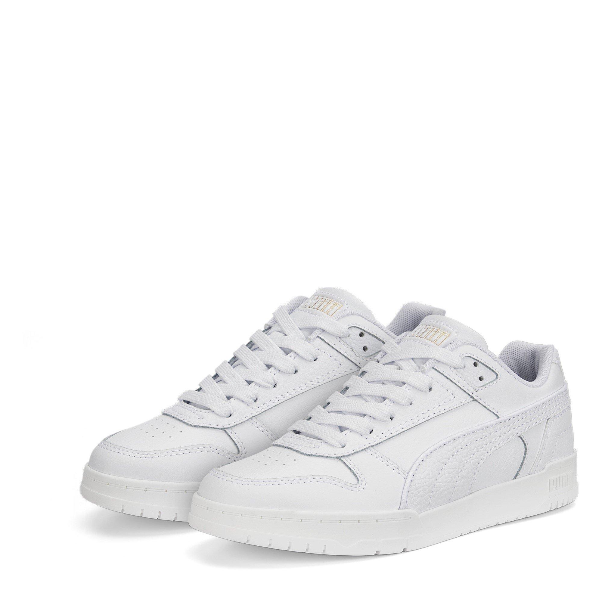 White/Gold - Puma - RBD Low Trainers Junior - 1