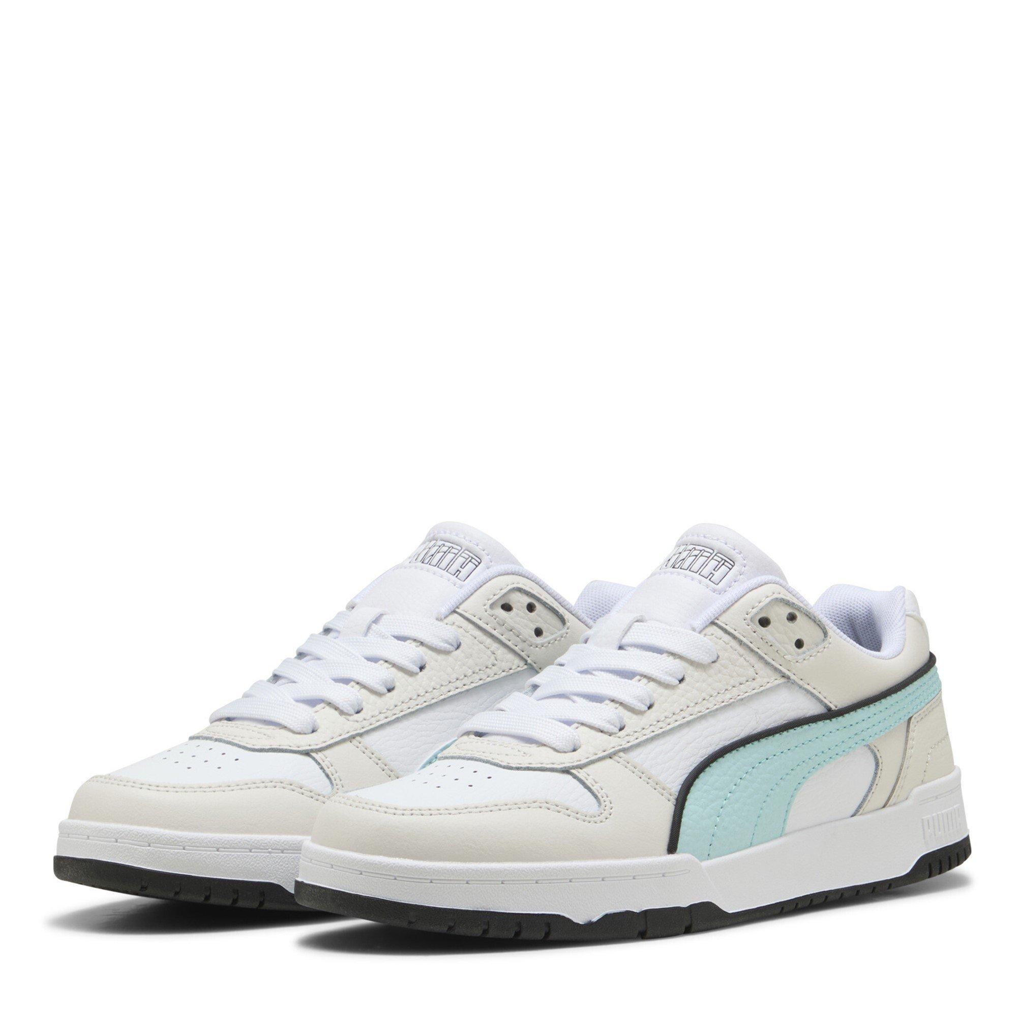 Puma Boys Rbd Low Trainers Junior - Blu/Grn/Wht - 5.5 (38.5)