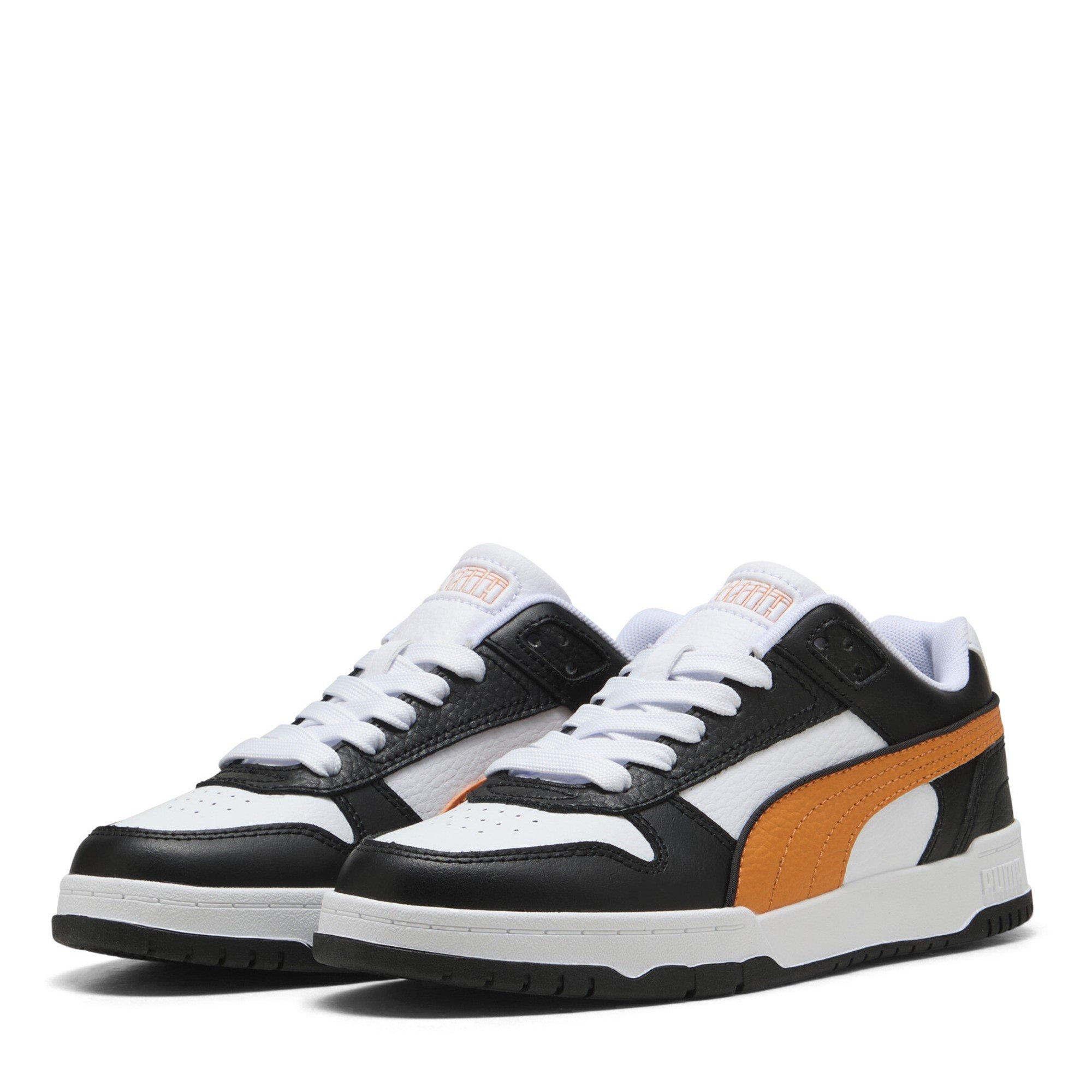 Puma Boys Rbd Low Trainers Junior - Blk/Wht/Ppy - 5 (38)