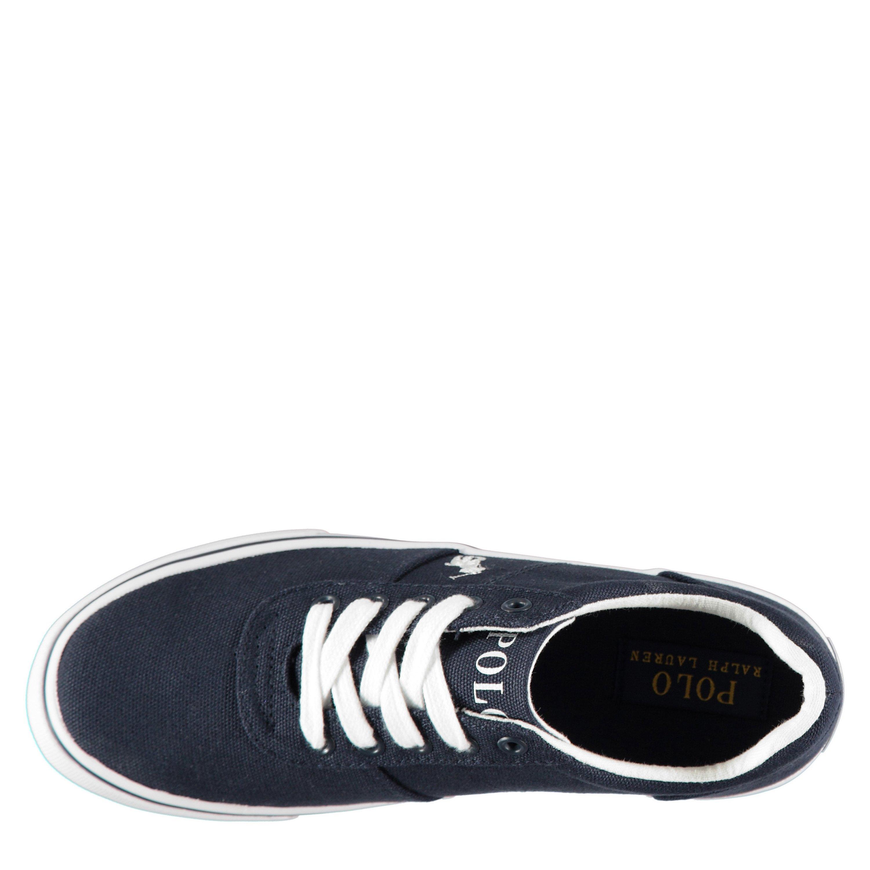 Navy/WhitePP - Polo Ralph Lauren - Polo Hanford Canvas Trainers - 3
