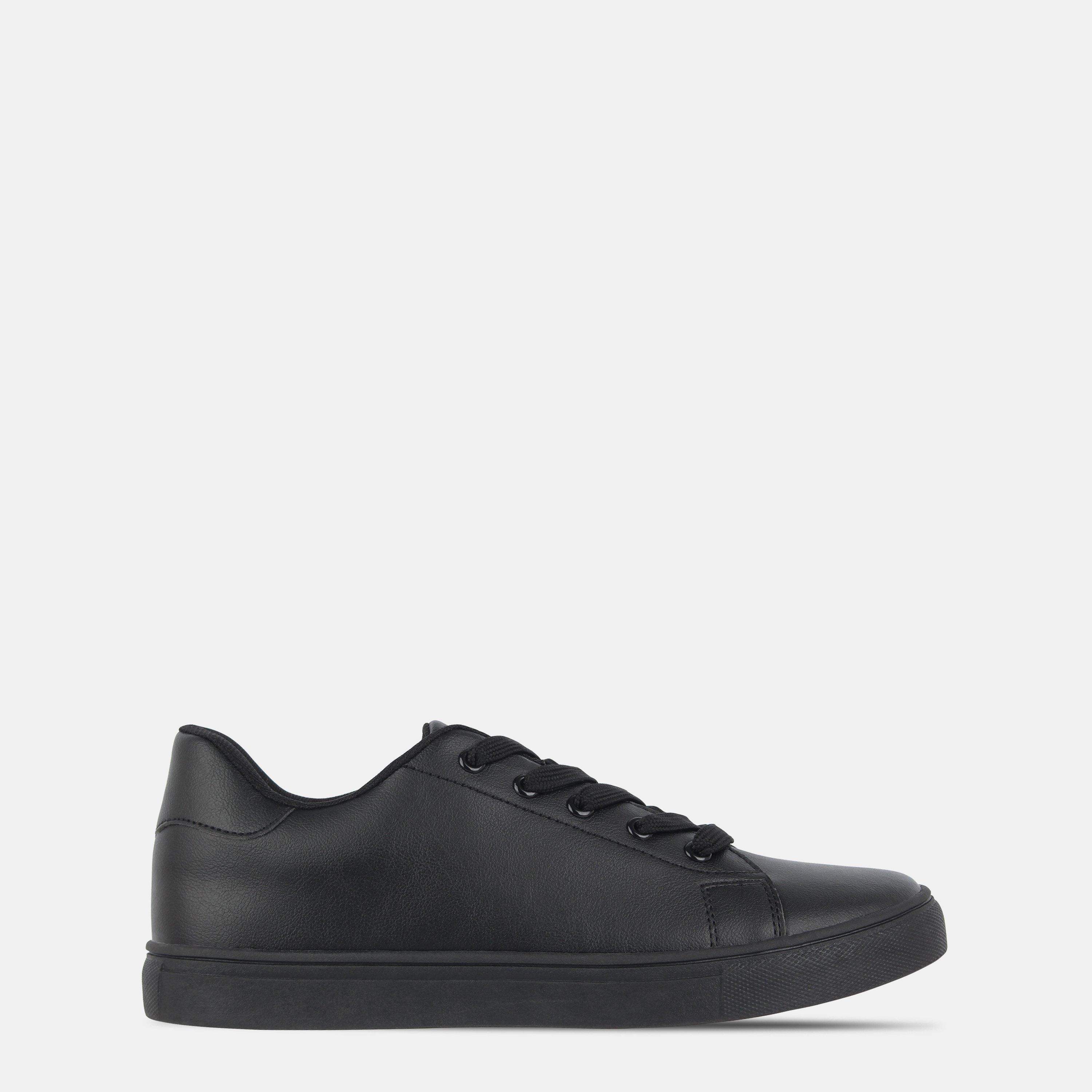 Black/Black - Fabric - Sneak Lace Trainers Junior - 1