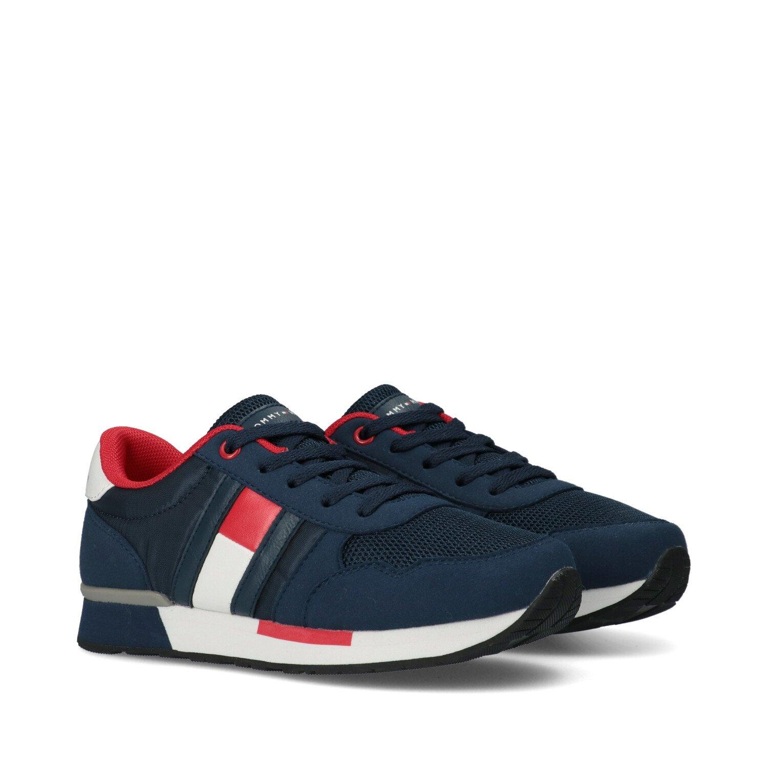 Blu 800 - Tommy Hilfiger - THK Low Flag Lace Jnr00 - 2