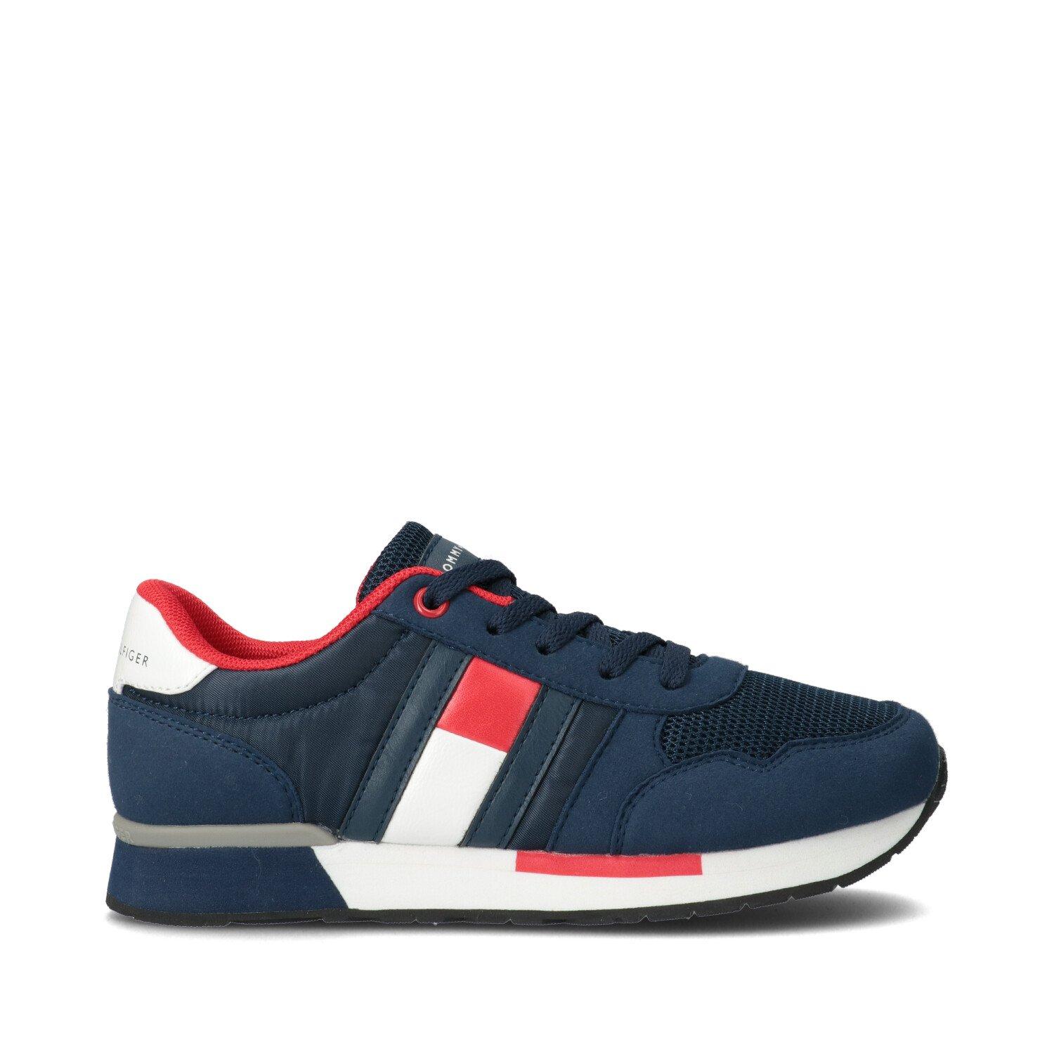Blu 800 - Tommy Hilfiger - THK Low Flag Lace Jnr00 - 5