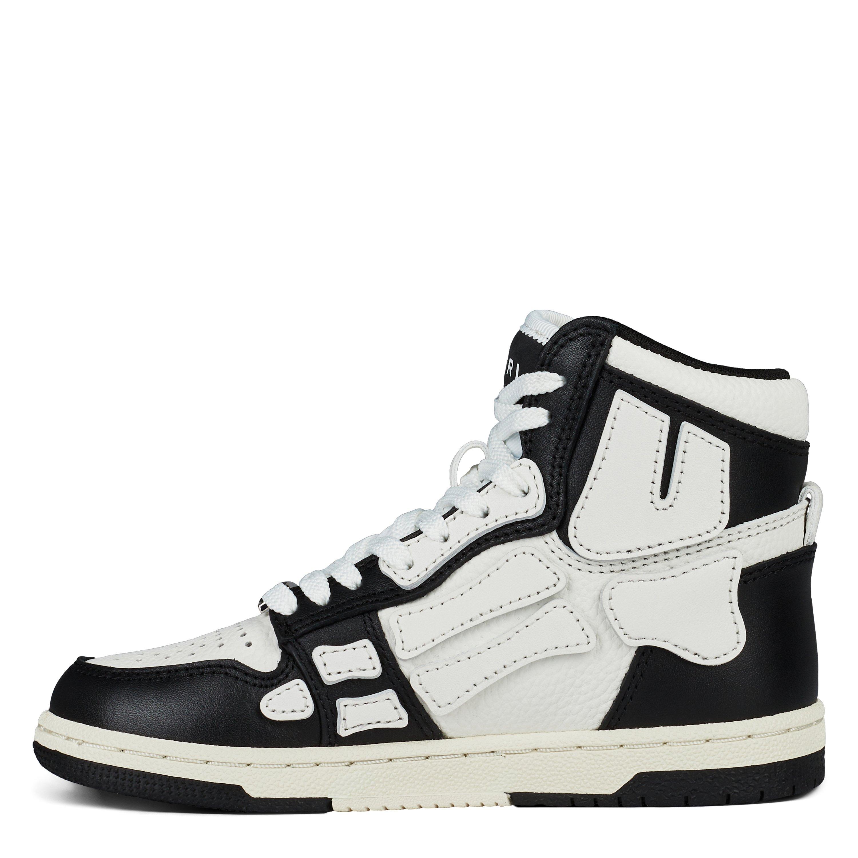 Blk/Wht 004 - Amiri - Skeleton High Top Trainers Juniors - 2