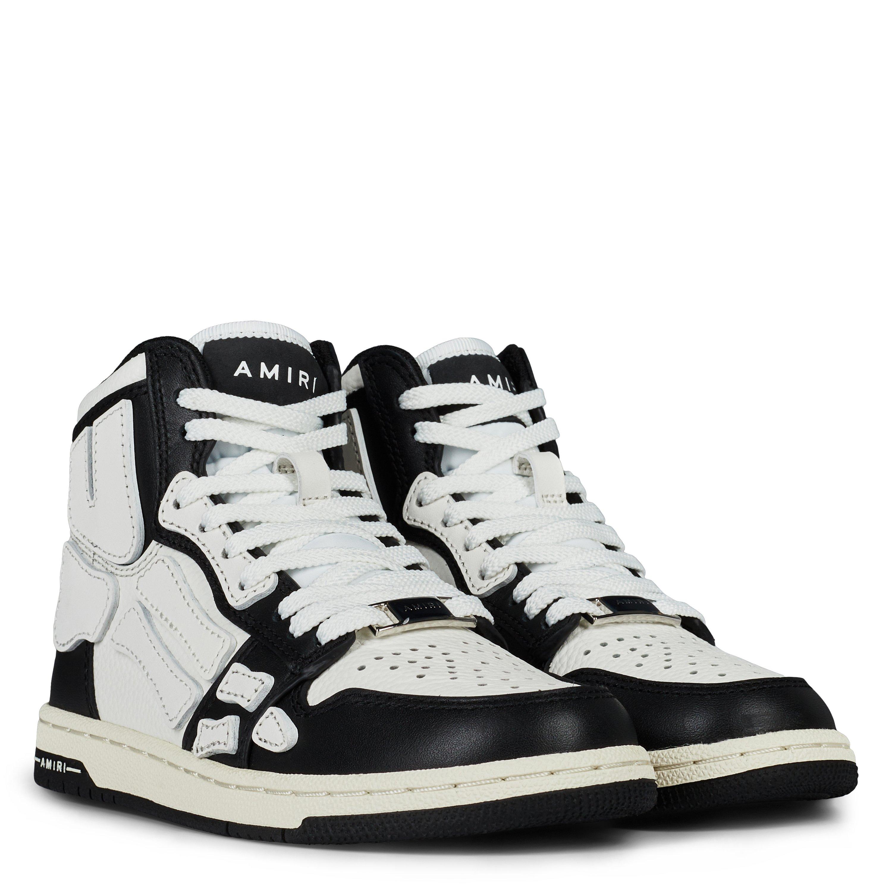Blk/Wht 004 - Amiri - Skeleton High Top Trainers Juniors - 3
