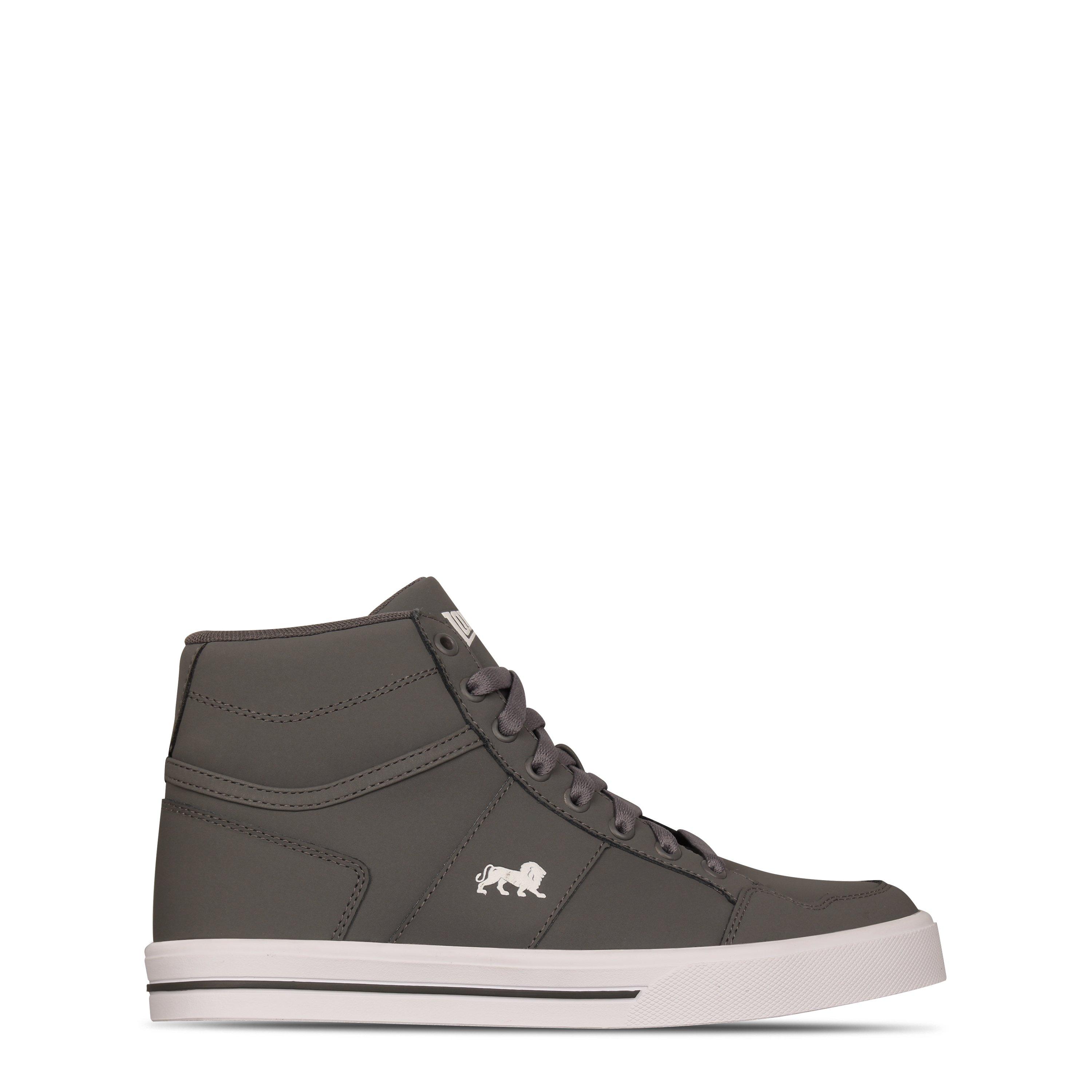 Lonsdale Boys Canons Junior Trainers - Grey/White - 4 (36.5)