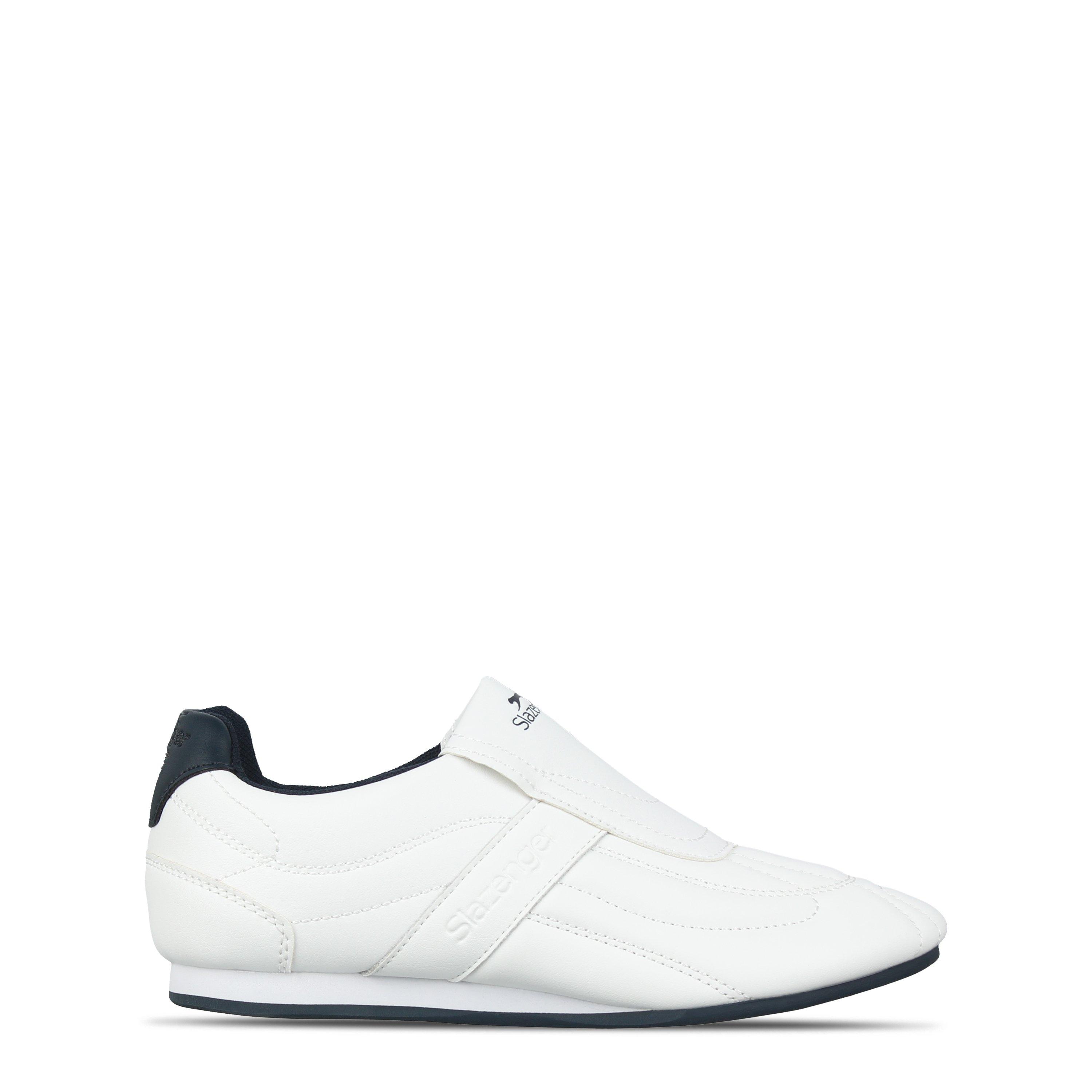 Slazenger Boys Warrior Trainer Junior - White/Navy - 6.5 (40)