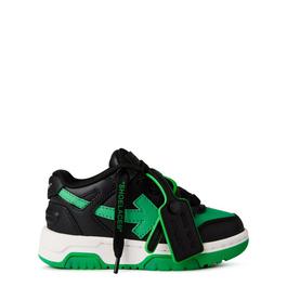 Off White Out Of Office Leather Trainers Juniors