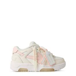 Off White Out Of Office Leather Trainers Juniors