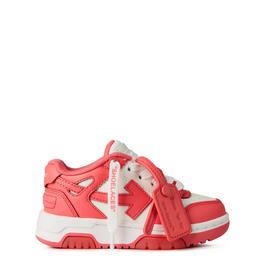 Off White Out Of Office Leather Trainers Juniors