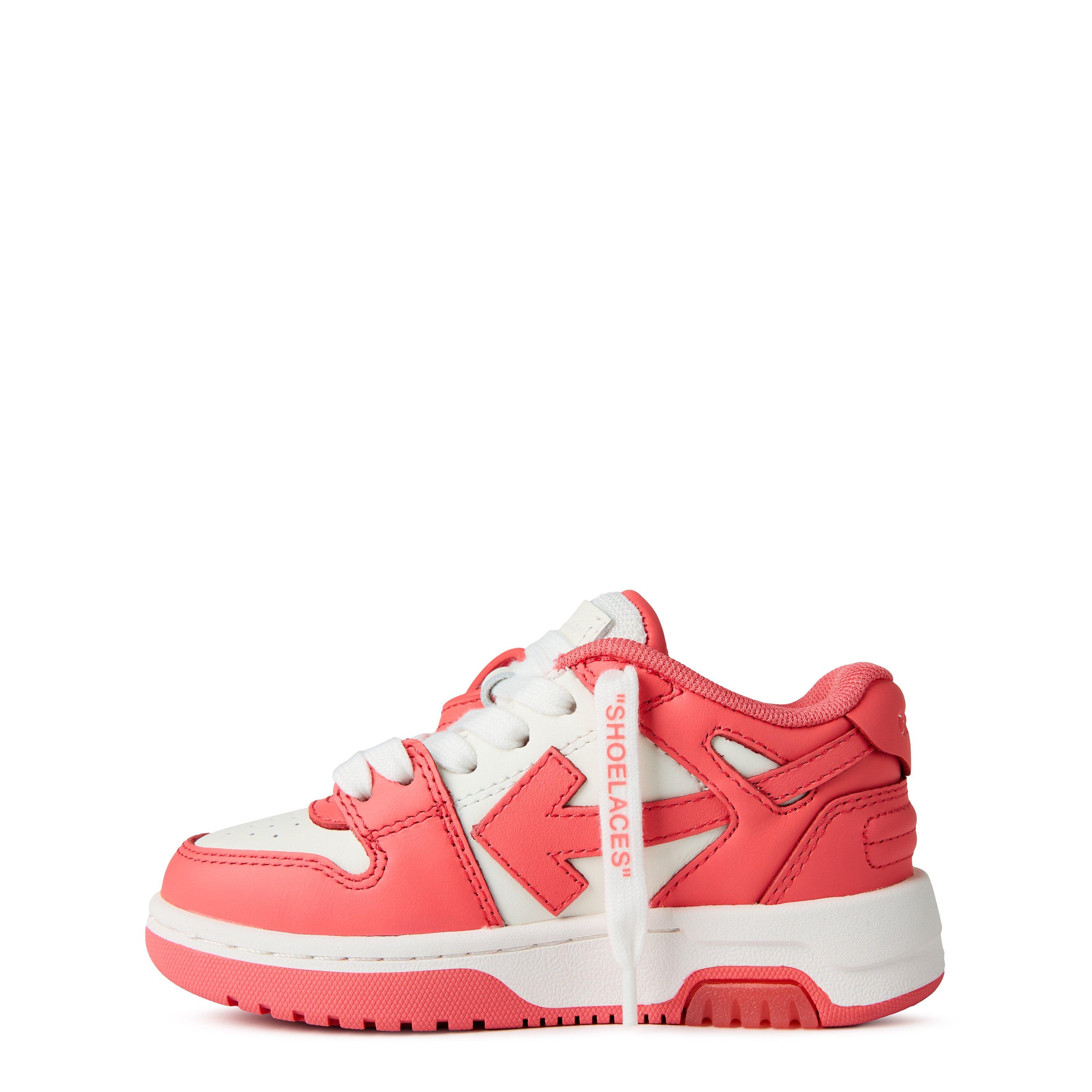 Wht Coral 0126 - Off White - Kids Out Of Office Leather Trainers, High-Fashion Luxury - 2