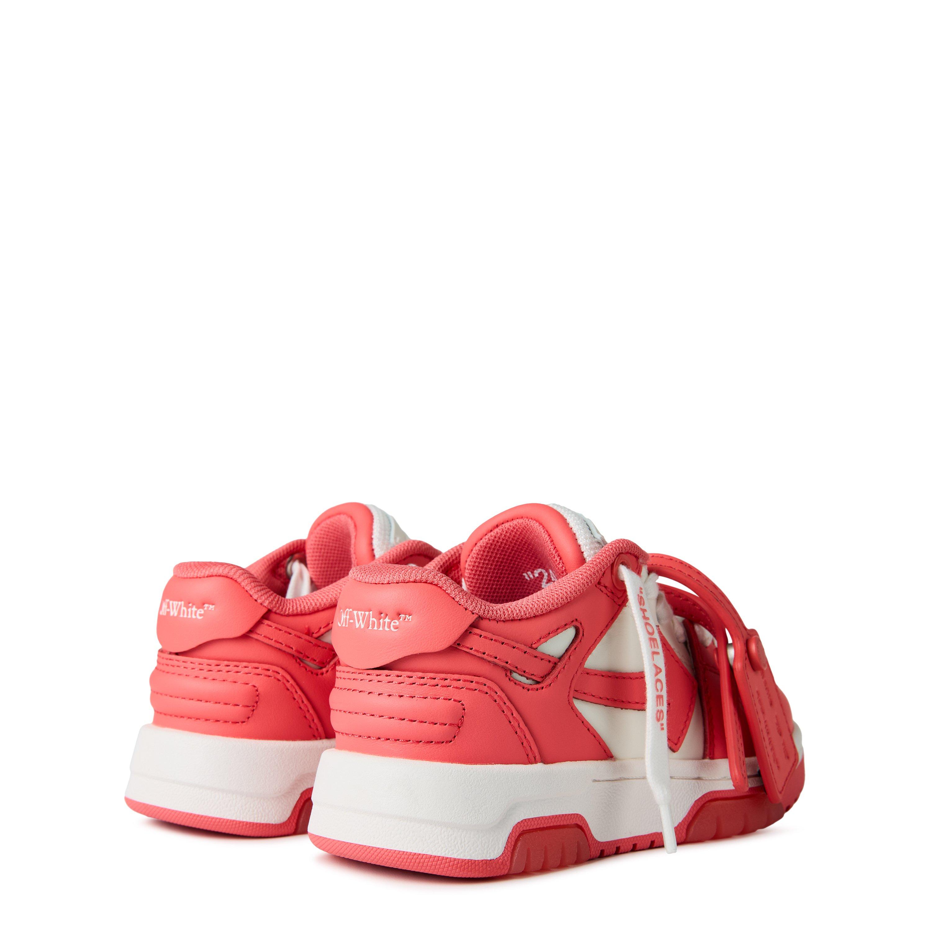 Wht Coral 0126 - Off White - Kids Out Of Office Leather Trainers, High-Fashion Luxury - 4