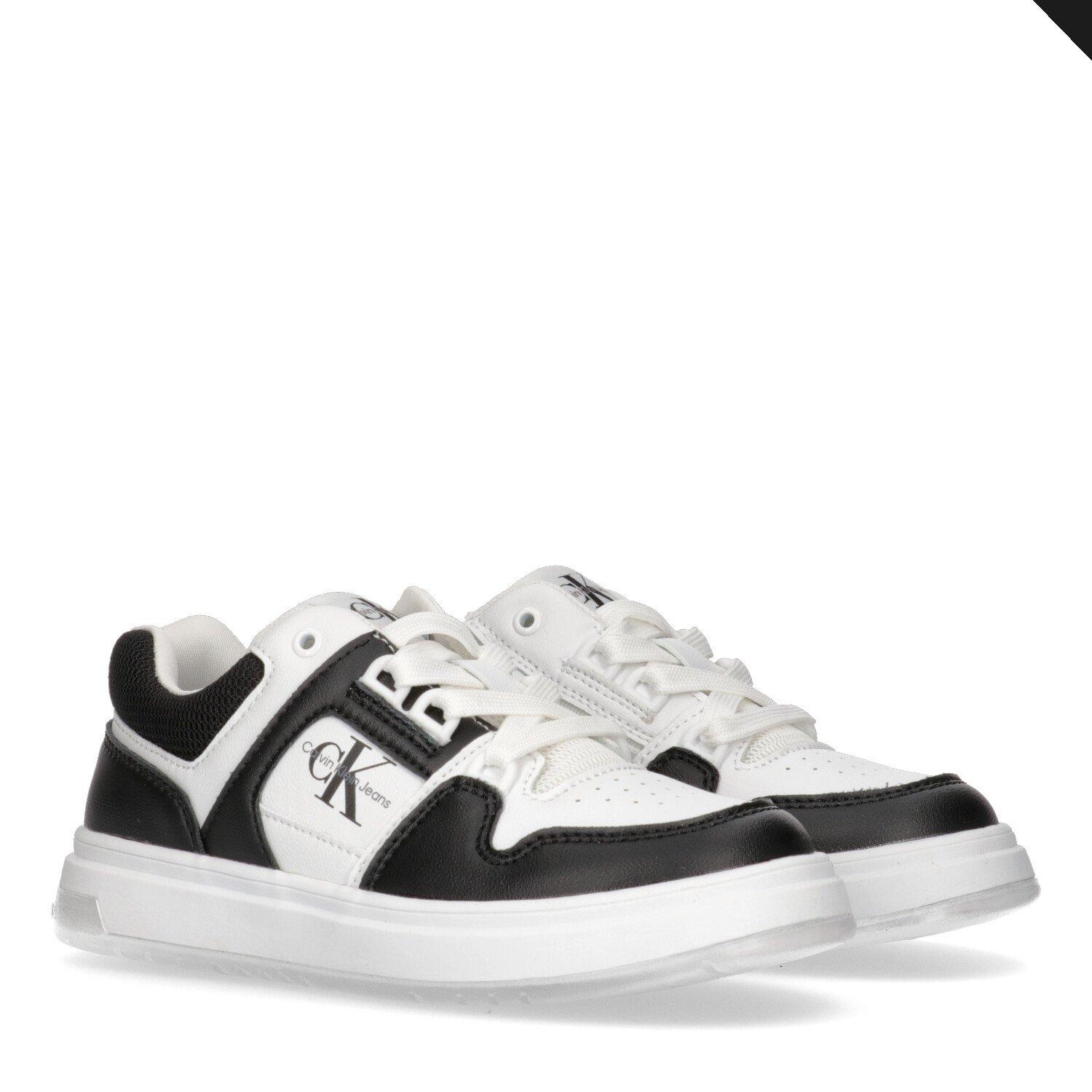 White 100 - Calvin Klein Jeans - Low Cut Lace Sneakers Juniors - 2