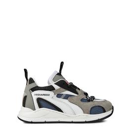 DSquared2 Dsquared2 Logo Grey Chunky Trainers Juniors