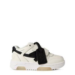 Off White Kids Out Of Office Trainer Italian Leather Sneakers