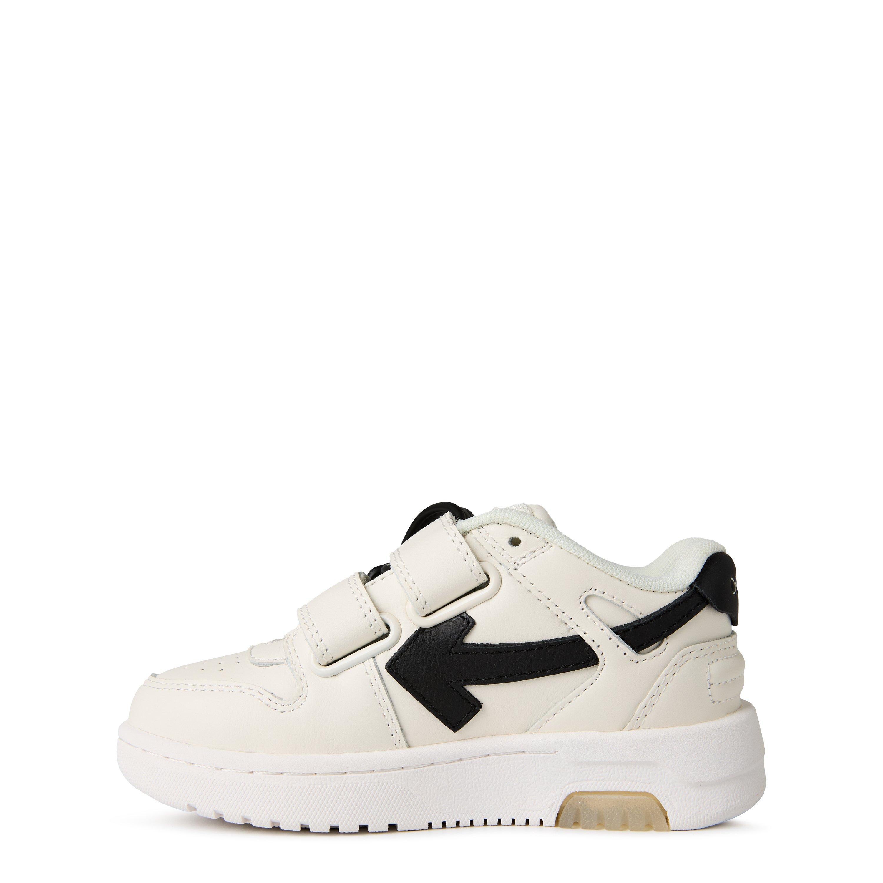 Wht/Blk 0310 - Off White - Kids Out Of Office Trainer Italian Leather Sneakers - 2