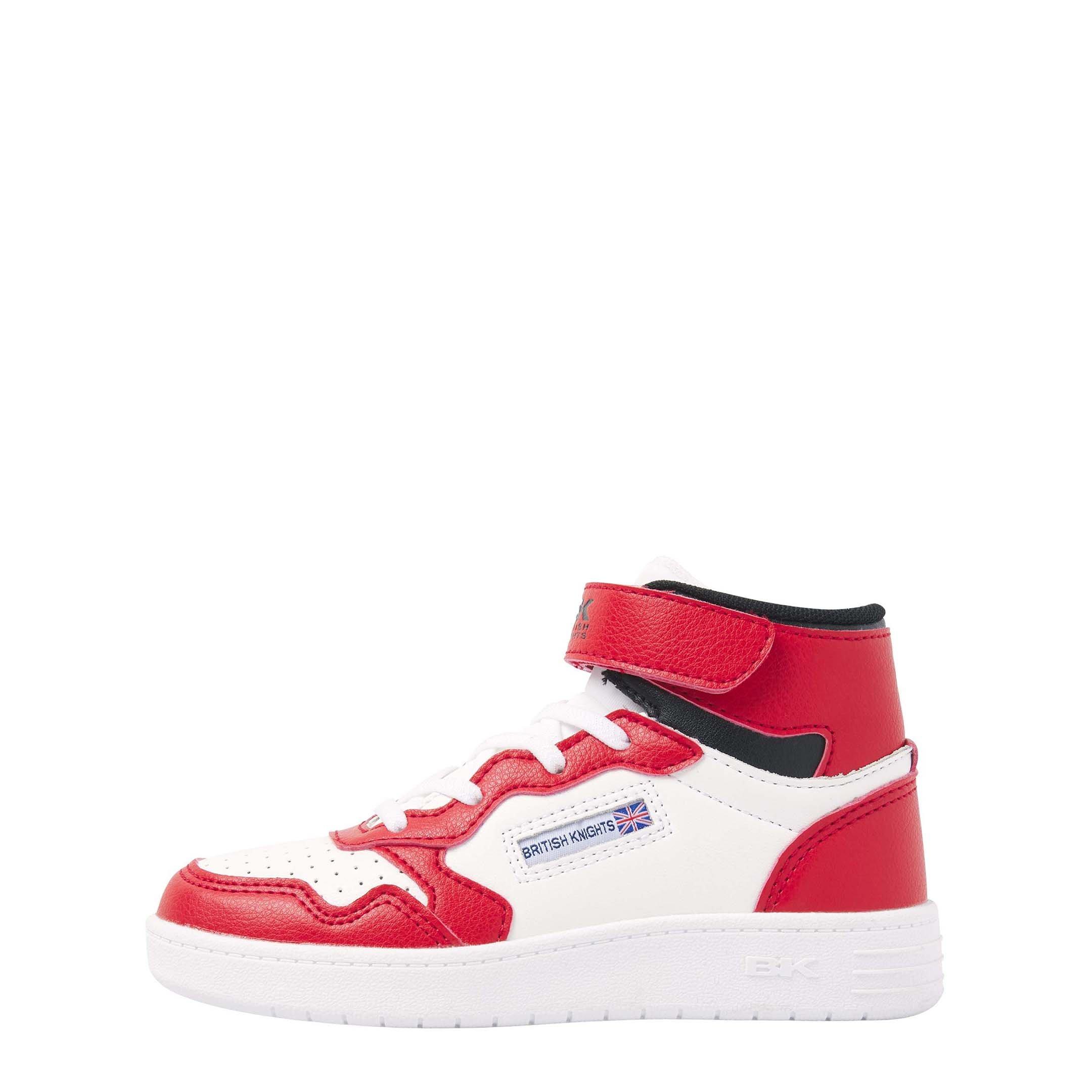 Rood/Wit/Zwart - British Knights - Kids' Noors High-Top Trainers - 2