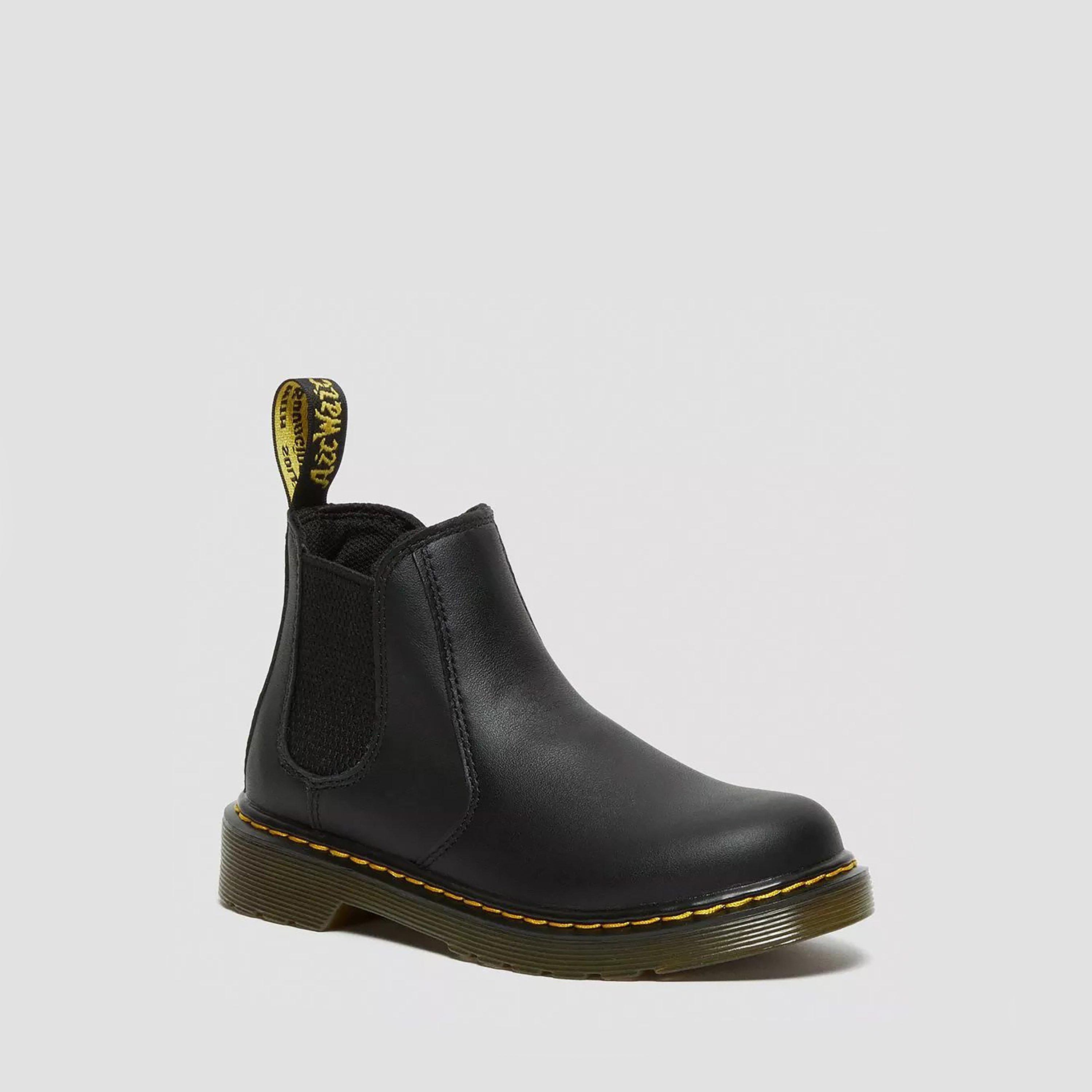 Black - Dr Martens - Kids' Softy T Leather Chelsea Boots - 2