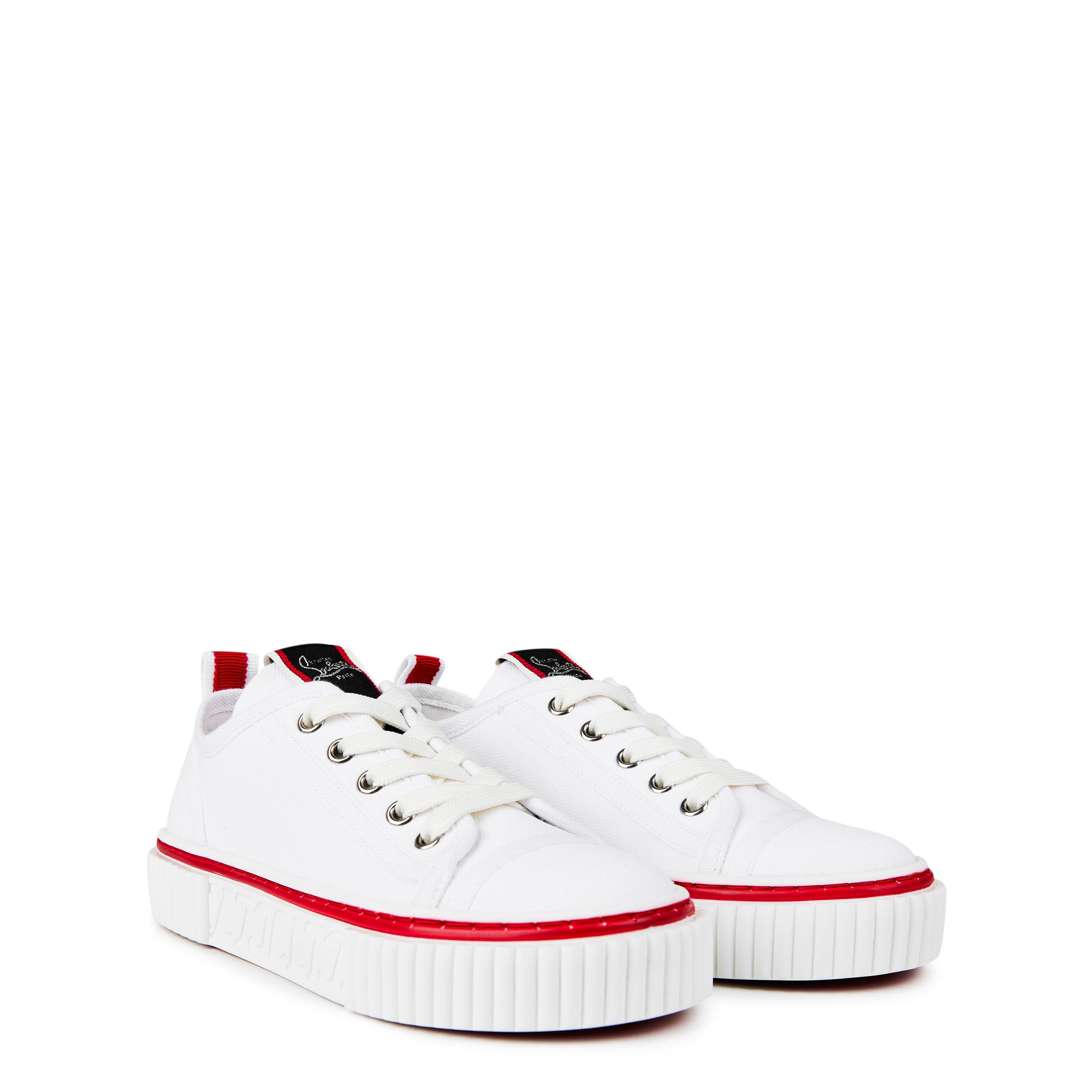 Wht/Red WH01 - Christian Louboutin - Pedrito Sneakers Juniors - 3