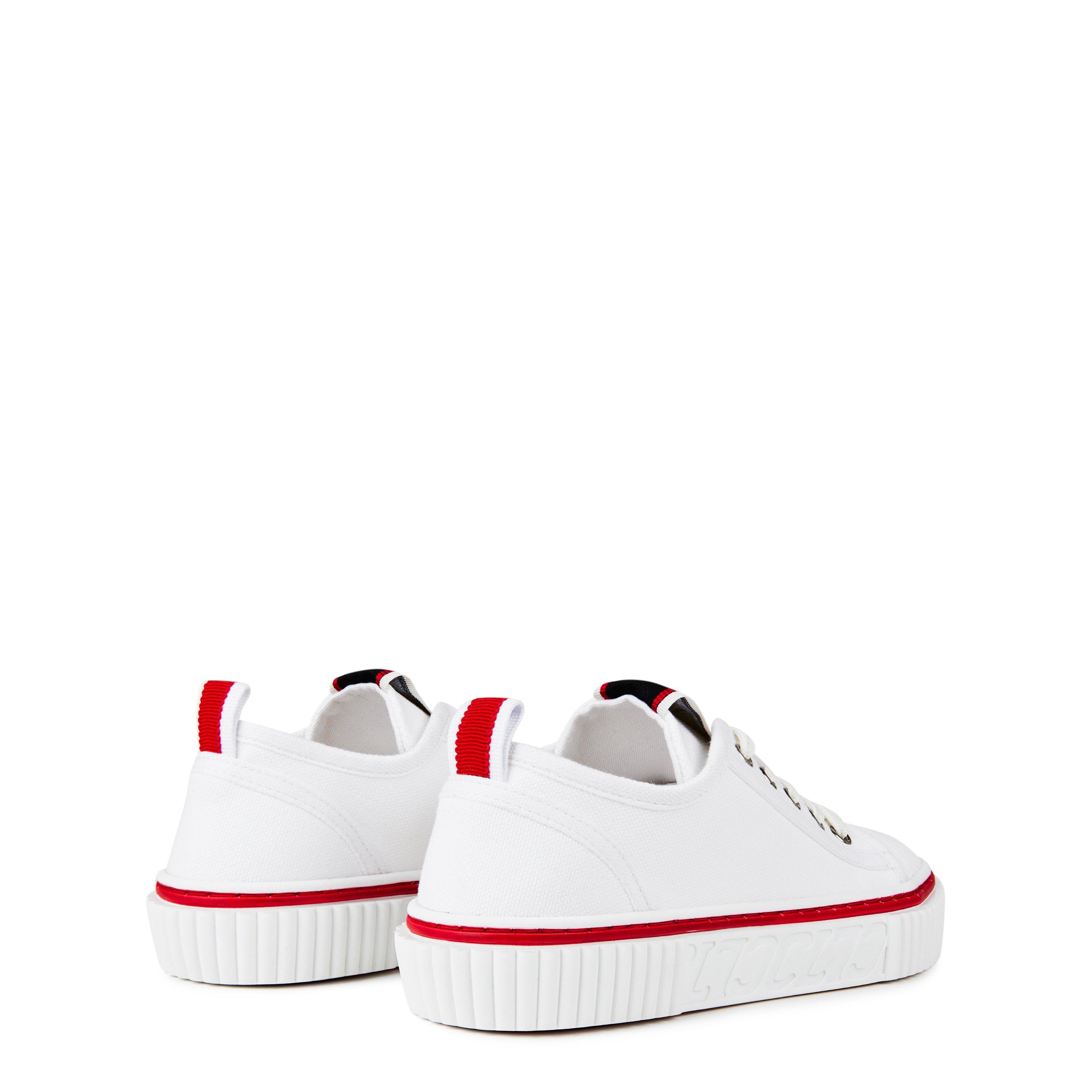 Wht/Red WH01 - Christian Louboutin - Pedrito Sneakers Juniors - 4