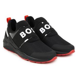 Boss Strap Trainers Juniors