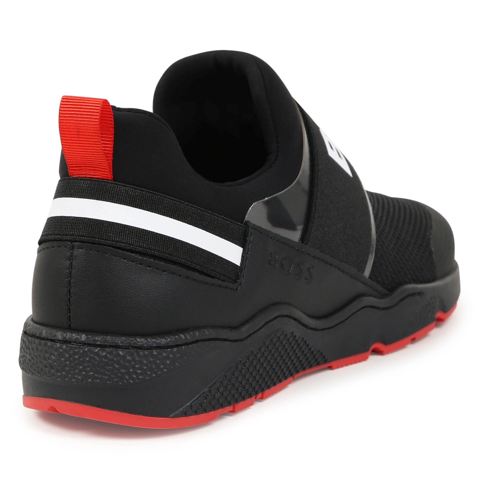 Blk Red 97D - Boss - Kids Strap Trainers, Juniors Trainers - 3