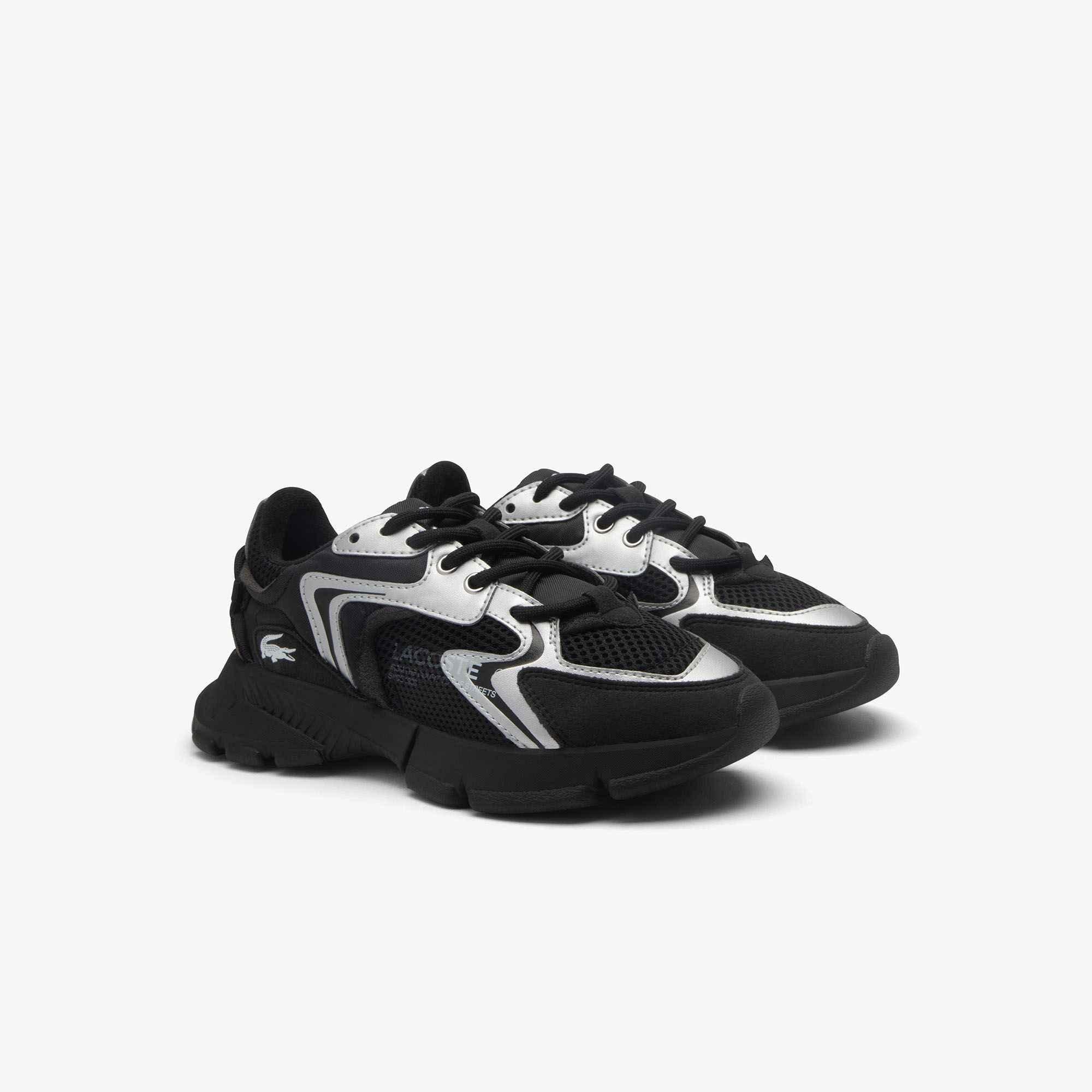 Black/Silver - Lacoste - L003 Neo Trainers Juniors - 5