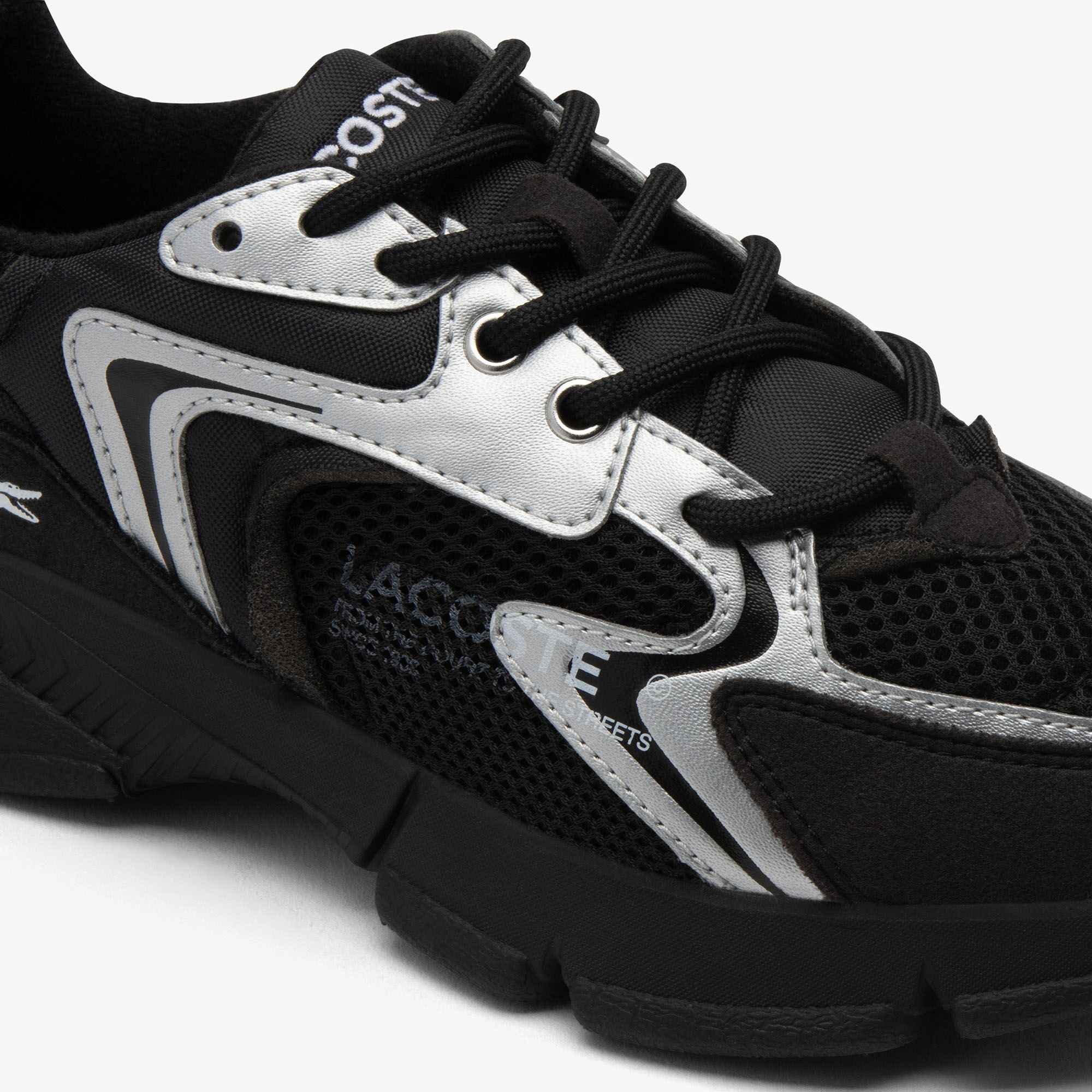 Black/Silver - Lacoste - L003 Neo Trainers Juniors - 6
