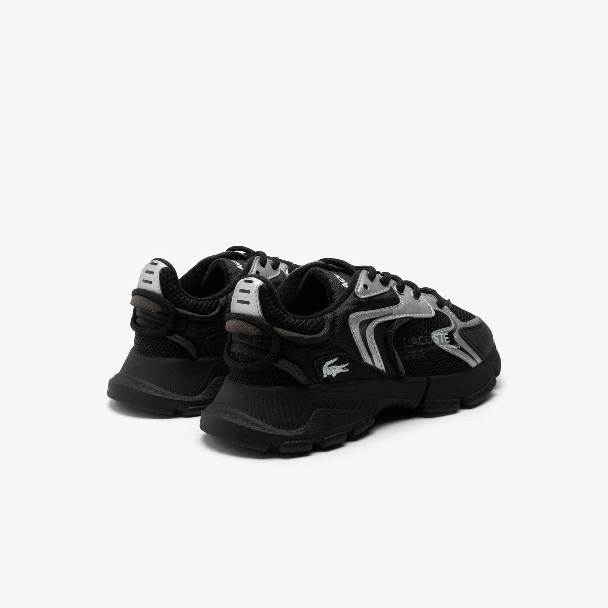 Black/Silver - Lacoste - L003 Neo Trainers Juniors - 8