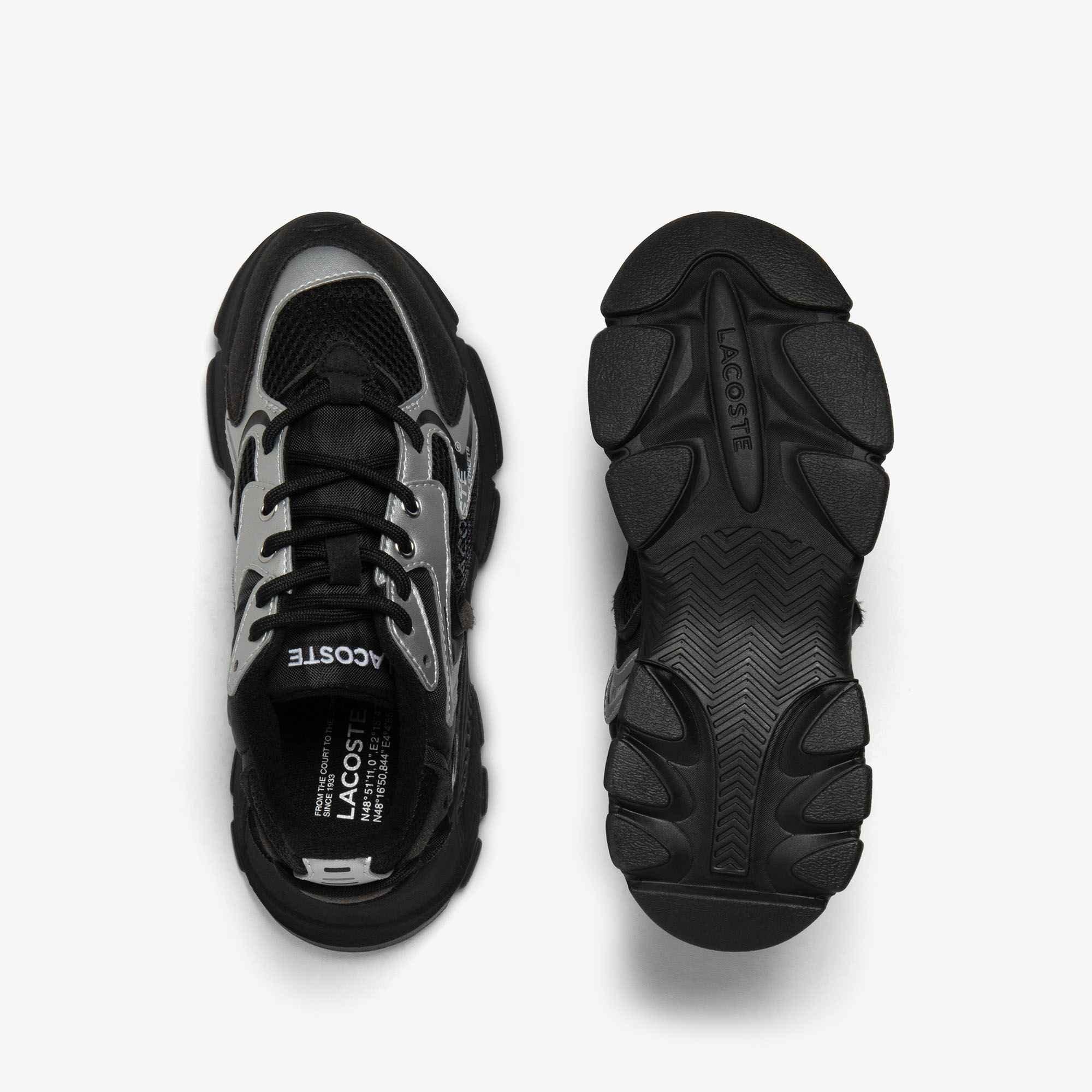 Black/Silver - Lacoste - L003 Neo Trainers Juniors - 9