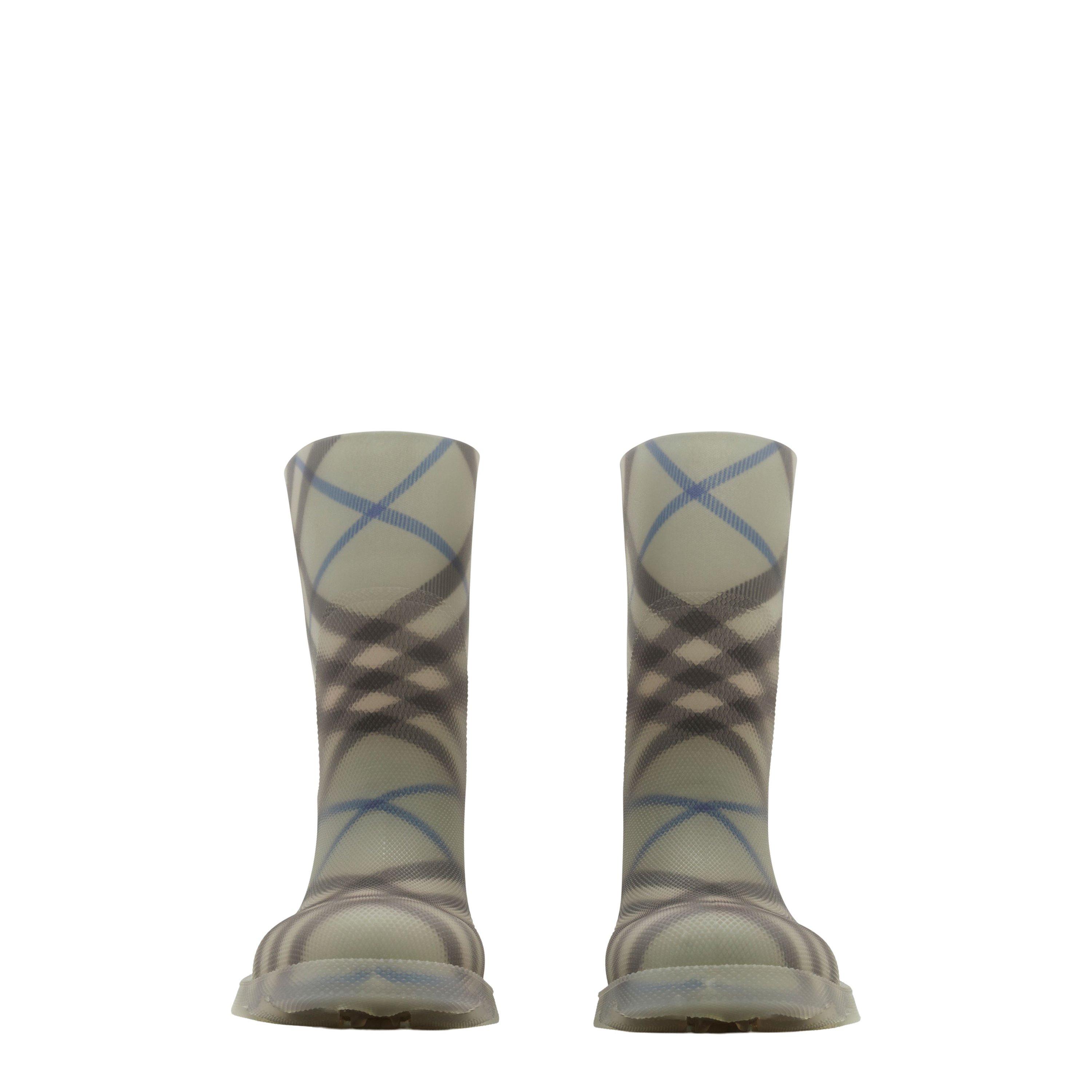Burberry | Check Rubber Marsh High Boots Juniors