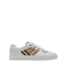 Burberry Noah Checked Trainers Juniors