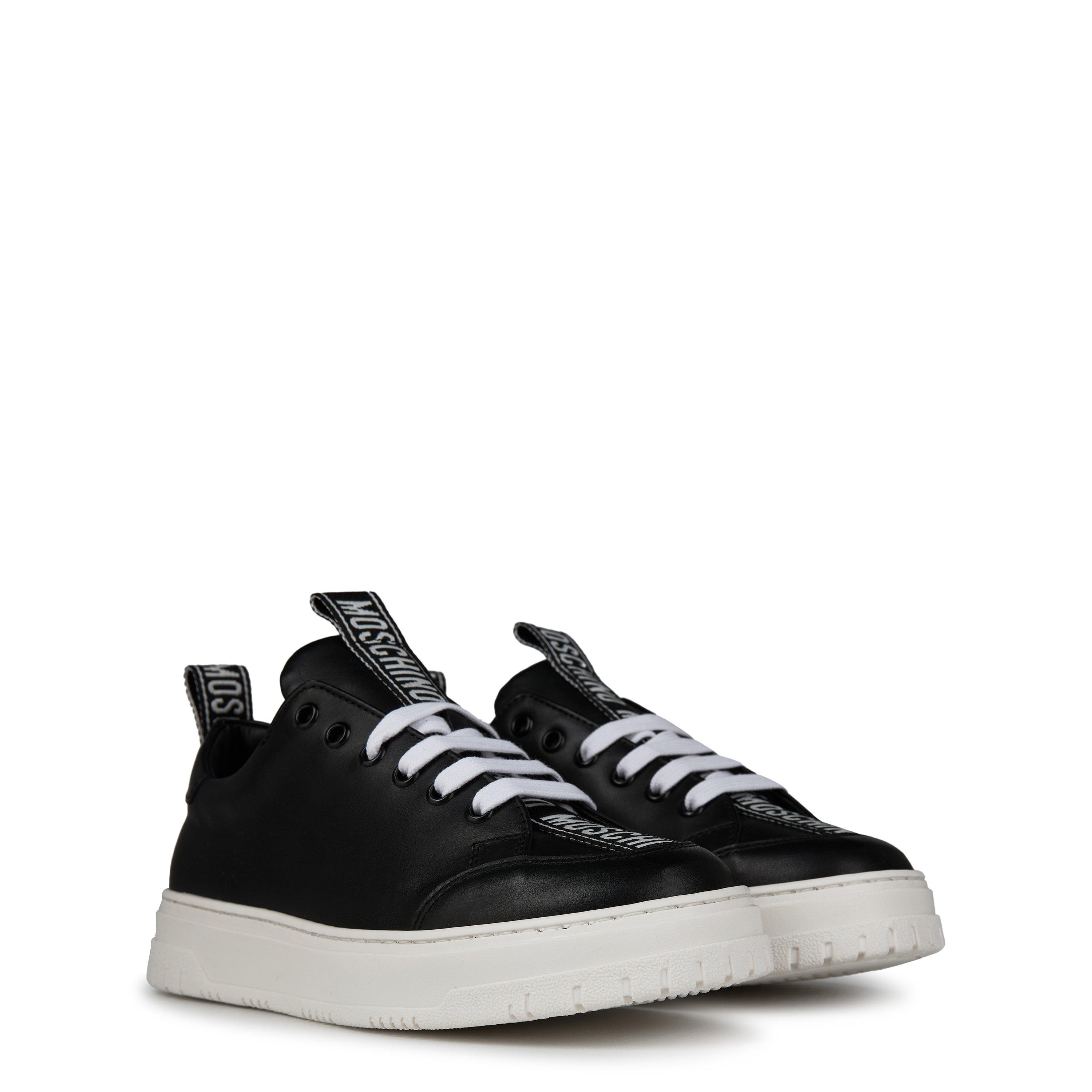 Blk/Wht VAR 2 - Moschino - Logo Trainers Juniors - 3