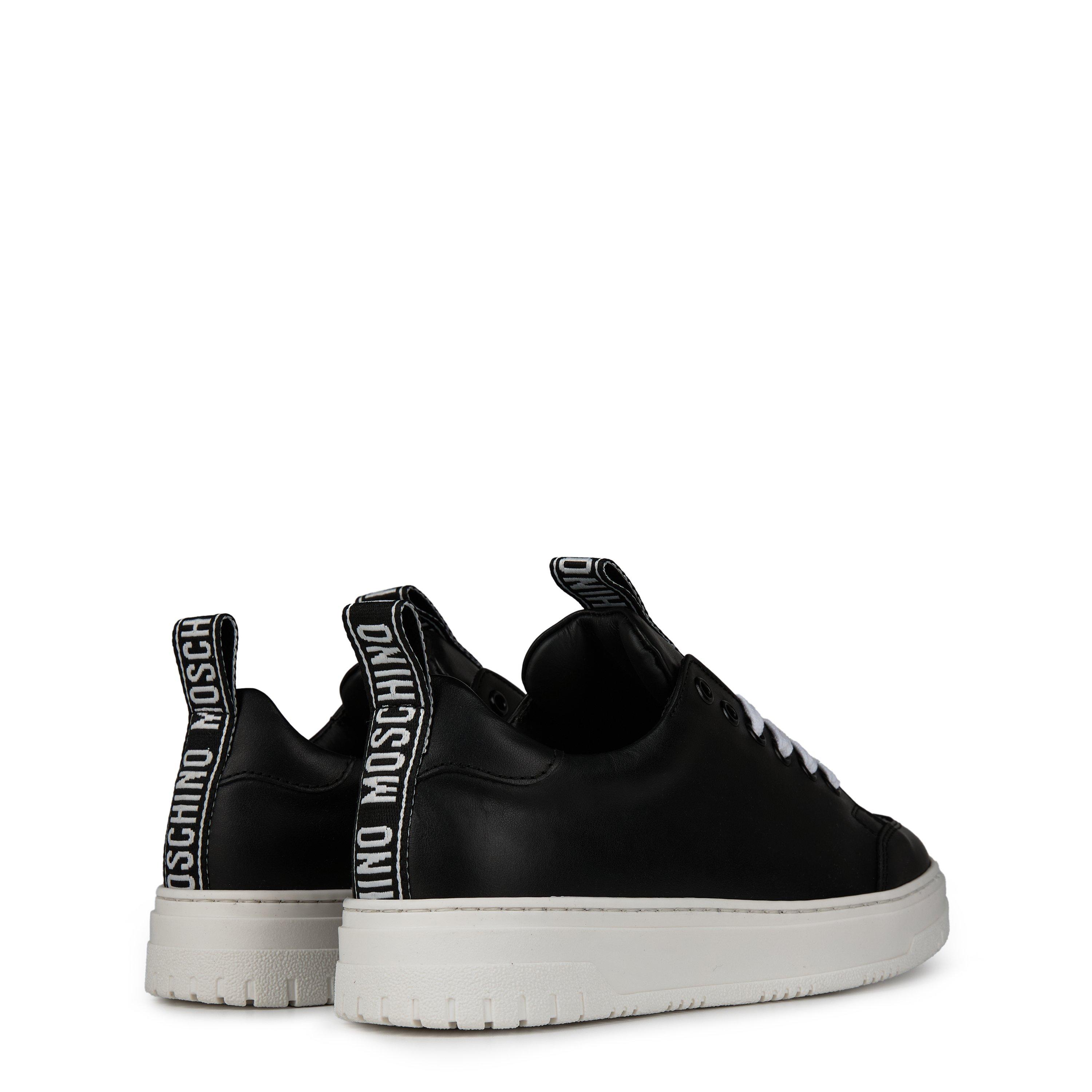 Blk/Wht VAR 2 - Moschino - Logo Trainers Juniors - 4